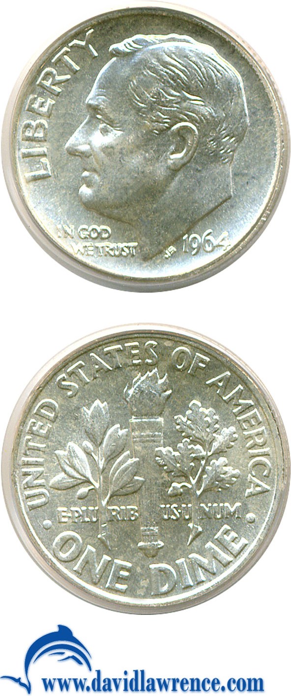 1964 10c MS FB MS65 FB thumbnail 8