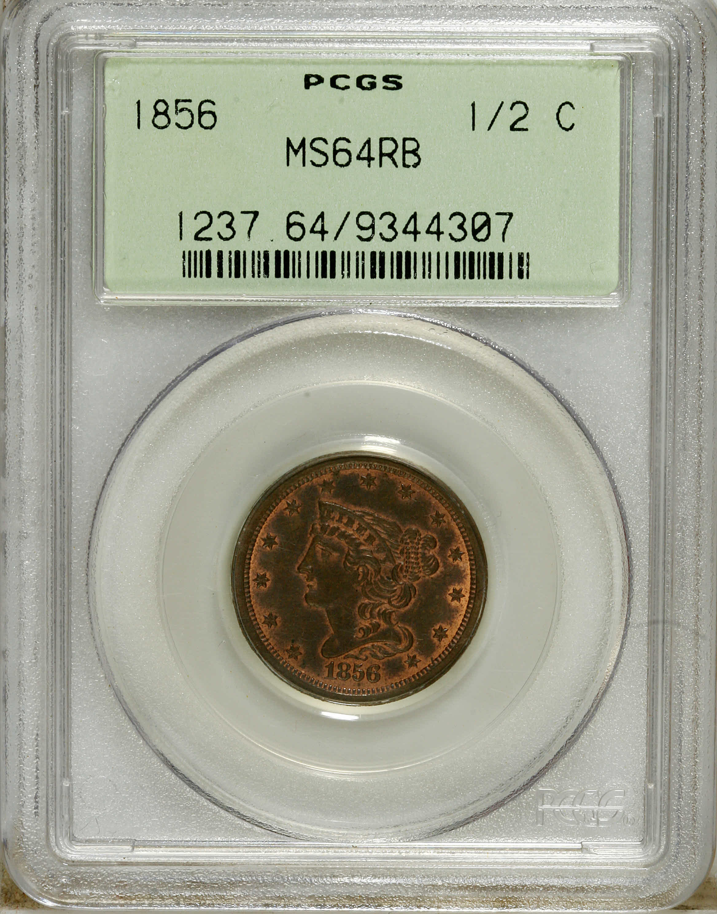 1856 1/2c MS RB thumbnail 16