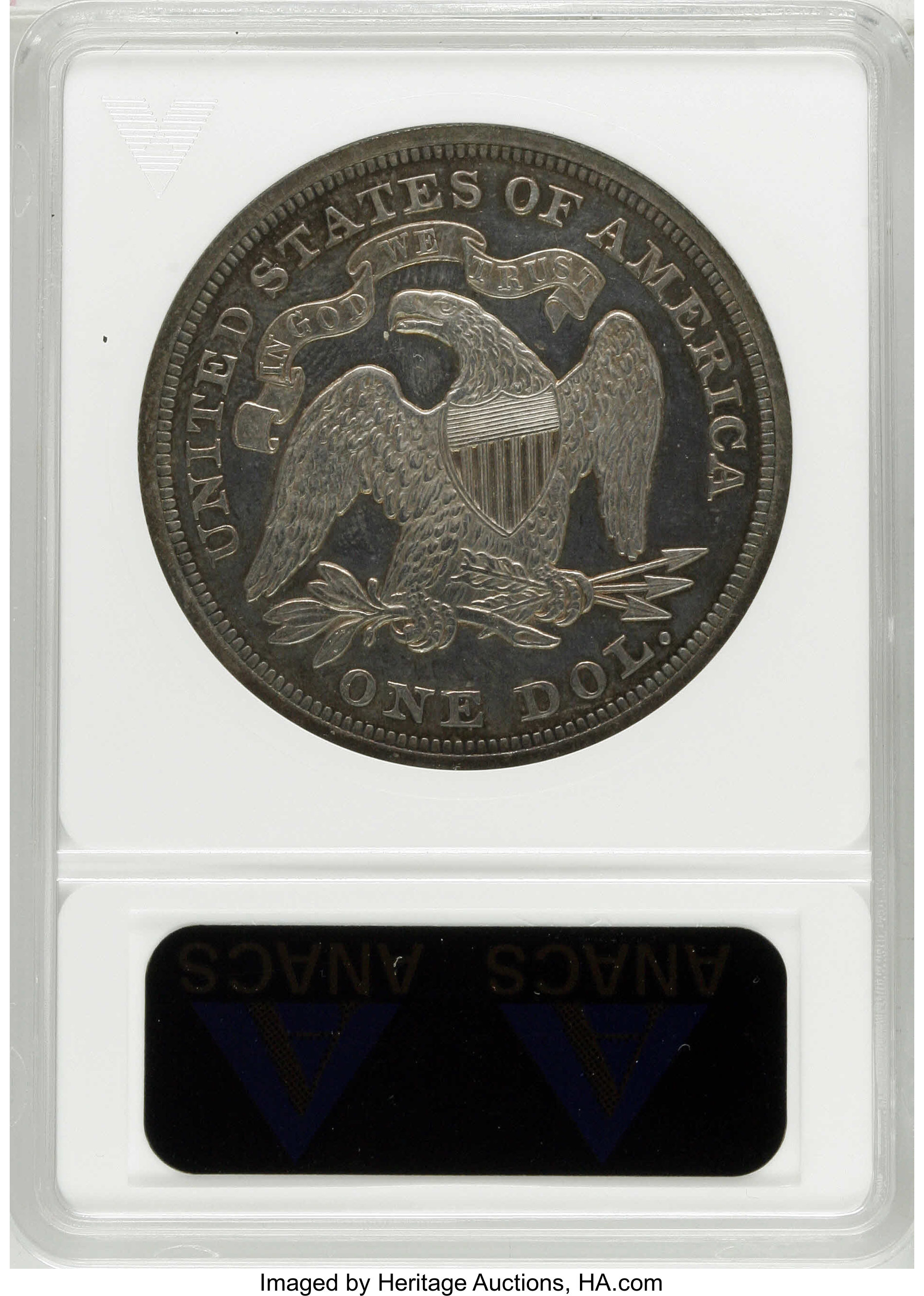 1873 $1  Seated Liberty XF45 thumbnail 23