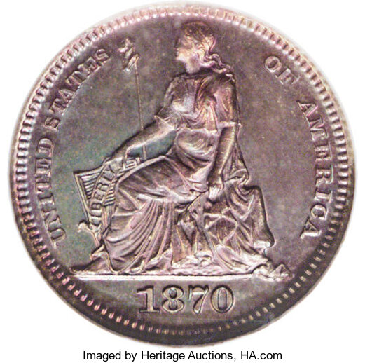 1870 PH10c Copper, J-817 PR BN thumbnail 8