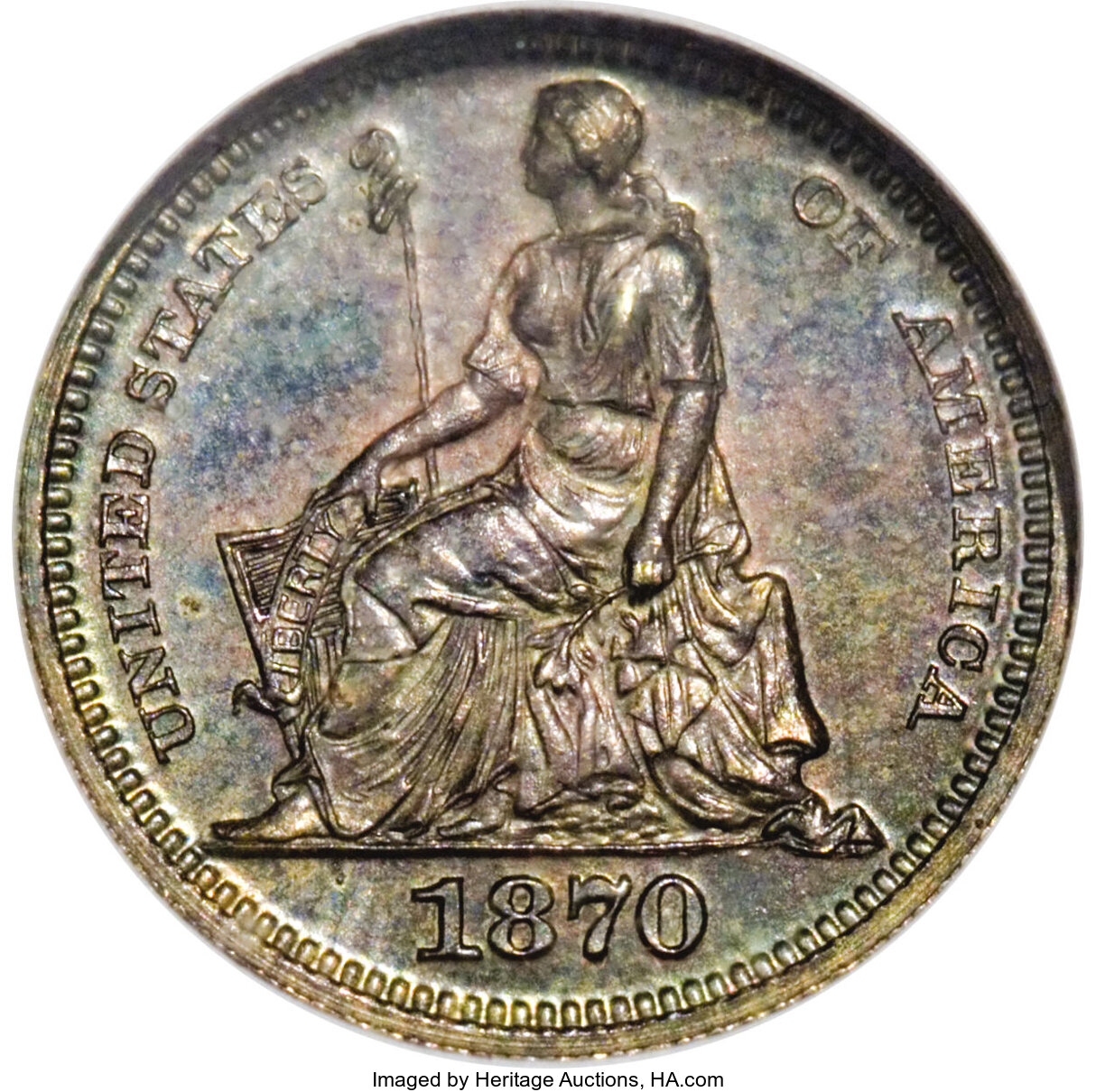 1870 PH10c Copper, J-817 PR BN thumbnail 11