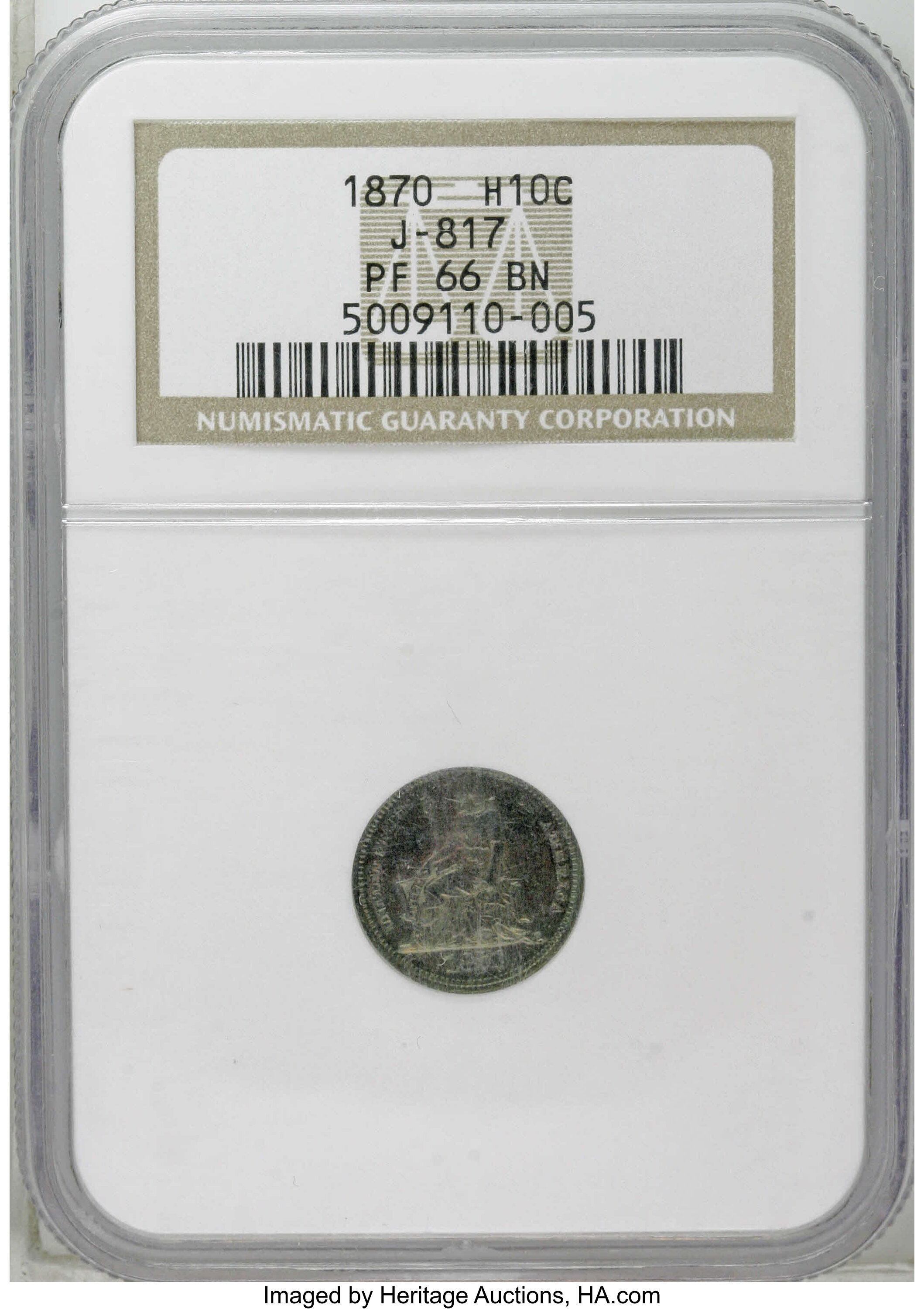 1870 PH10c Copper, J-817 PR BN thumbnail 10