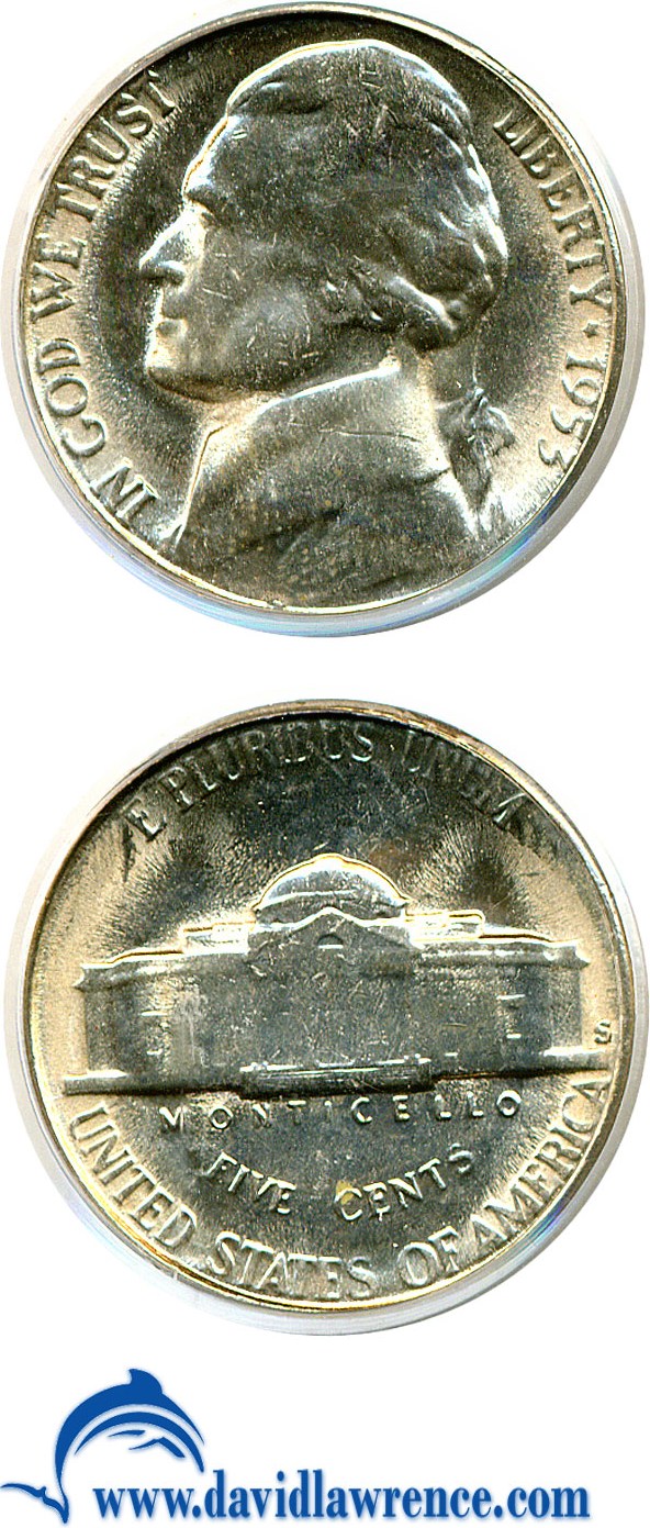 1953-S 5c XF40 thumbnail 12