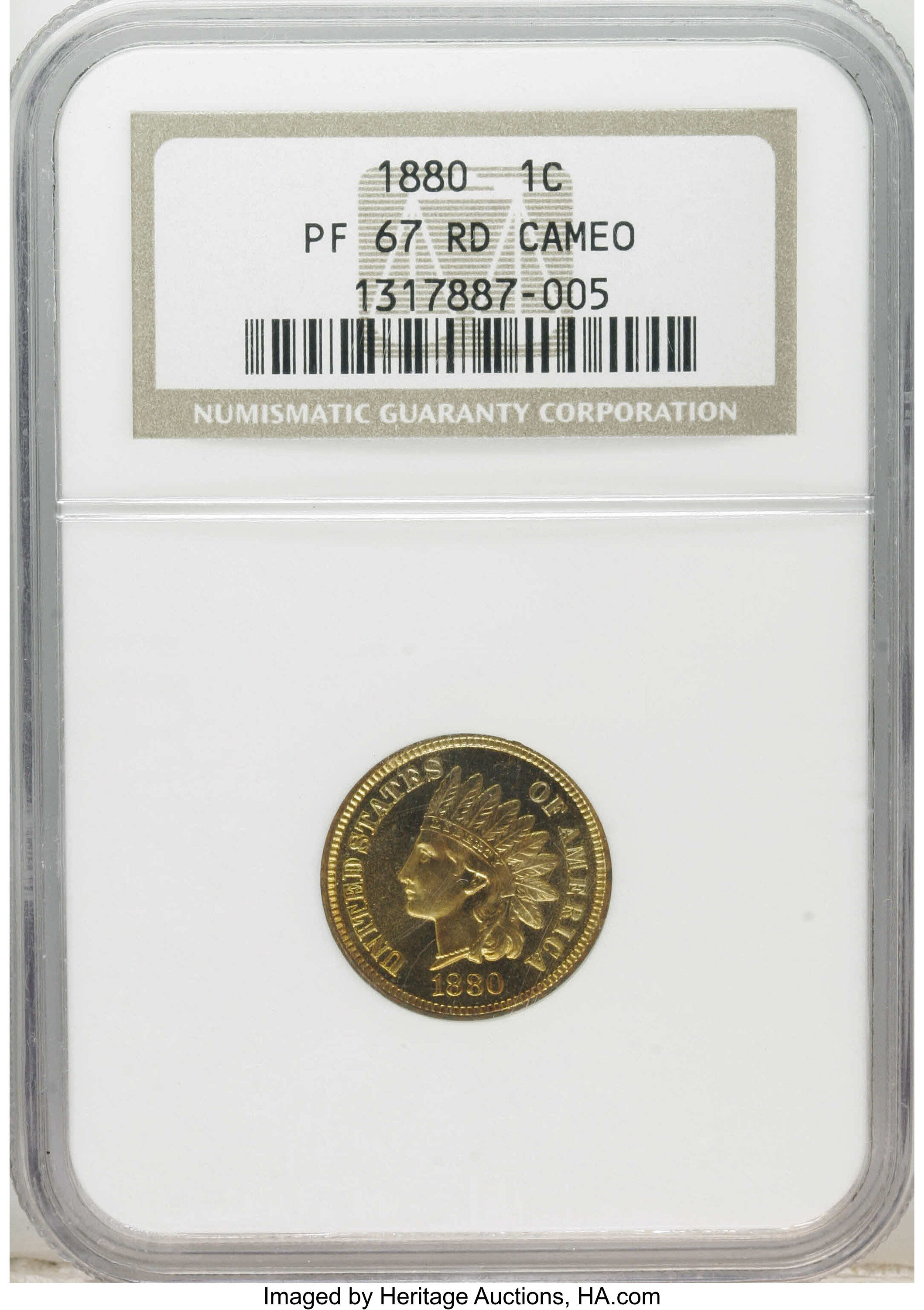 1880 1c PR RD CAM PR67 RD CAM thumbnail 18