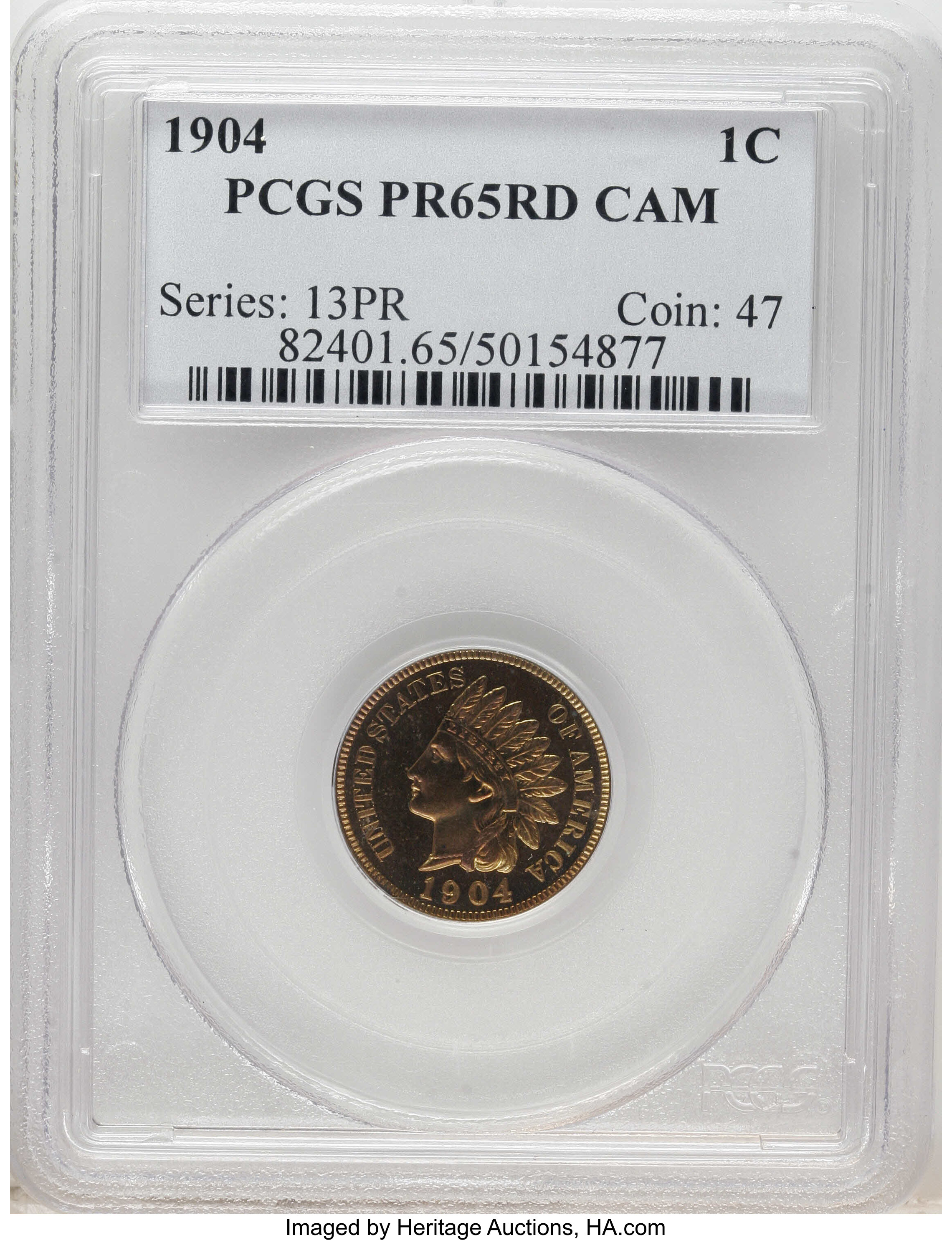 1904 1c PR RD CAM PR65 RD CAM thumbnail 25