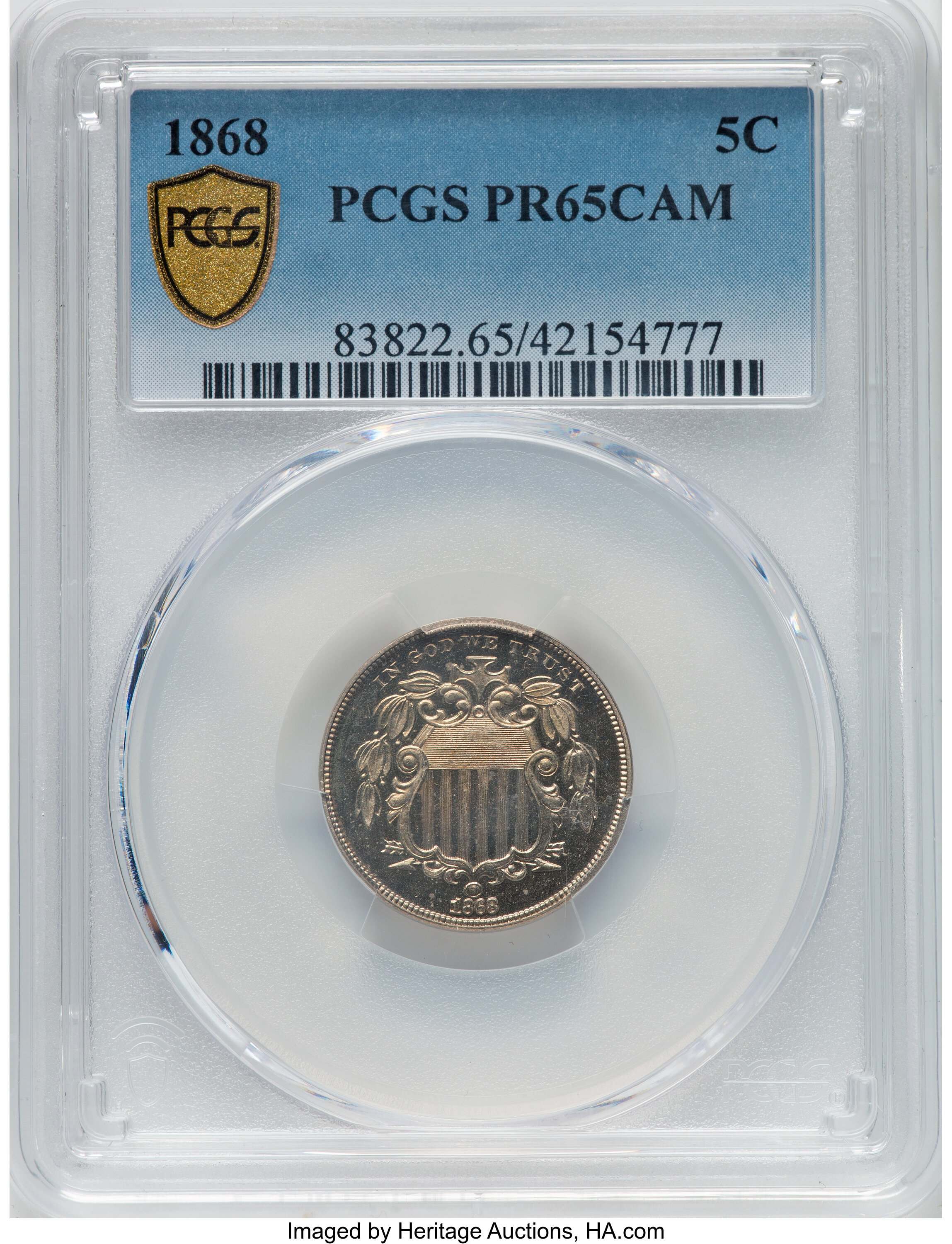 1868 5c PR CAM PR62 CAM thumbnail 21
