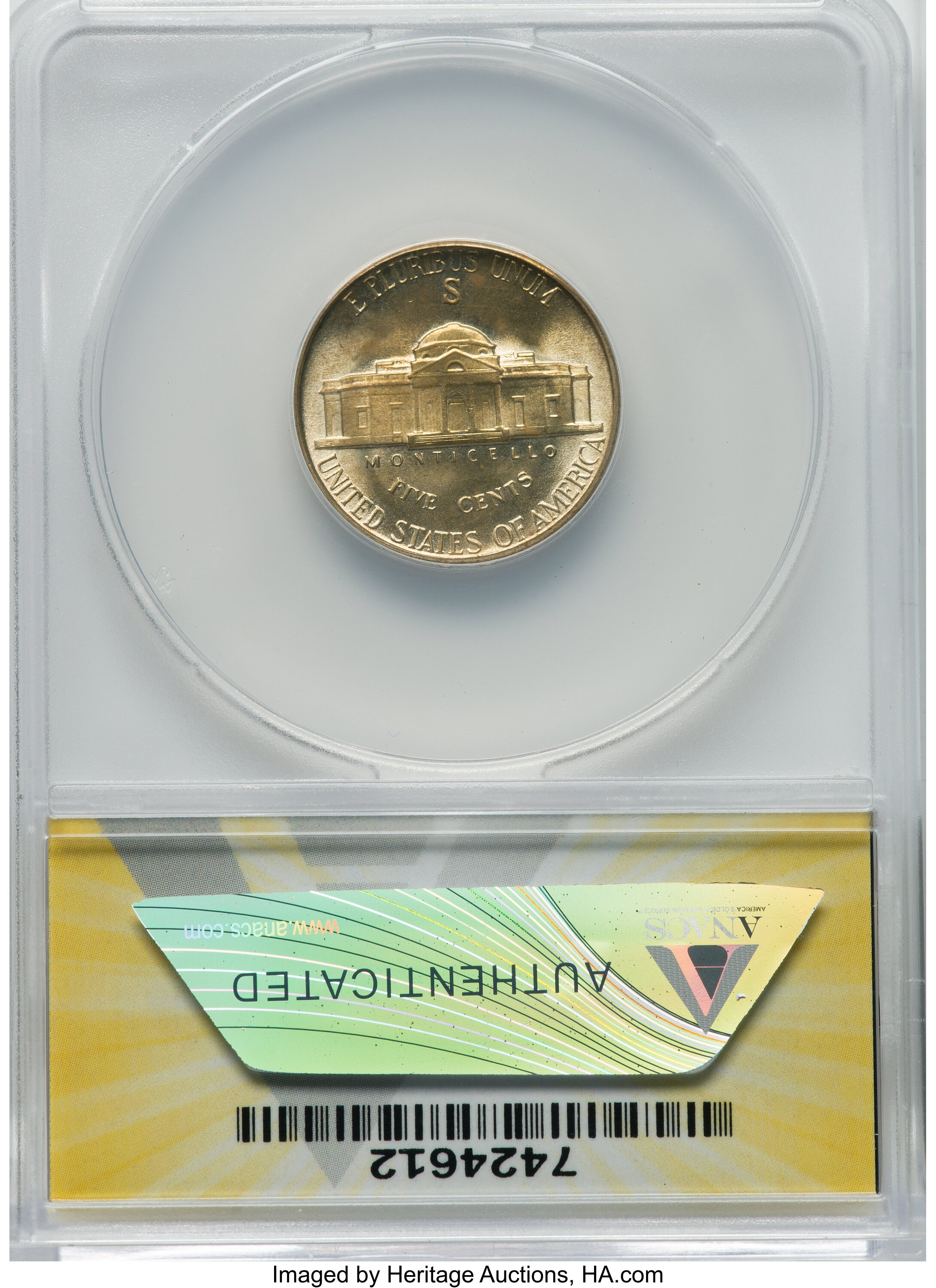 1945-S 5c Silver OGP thumbnail 13