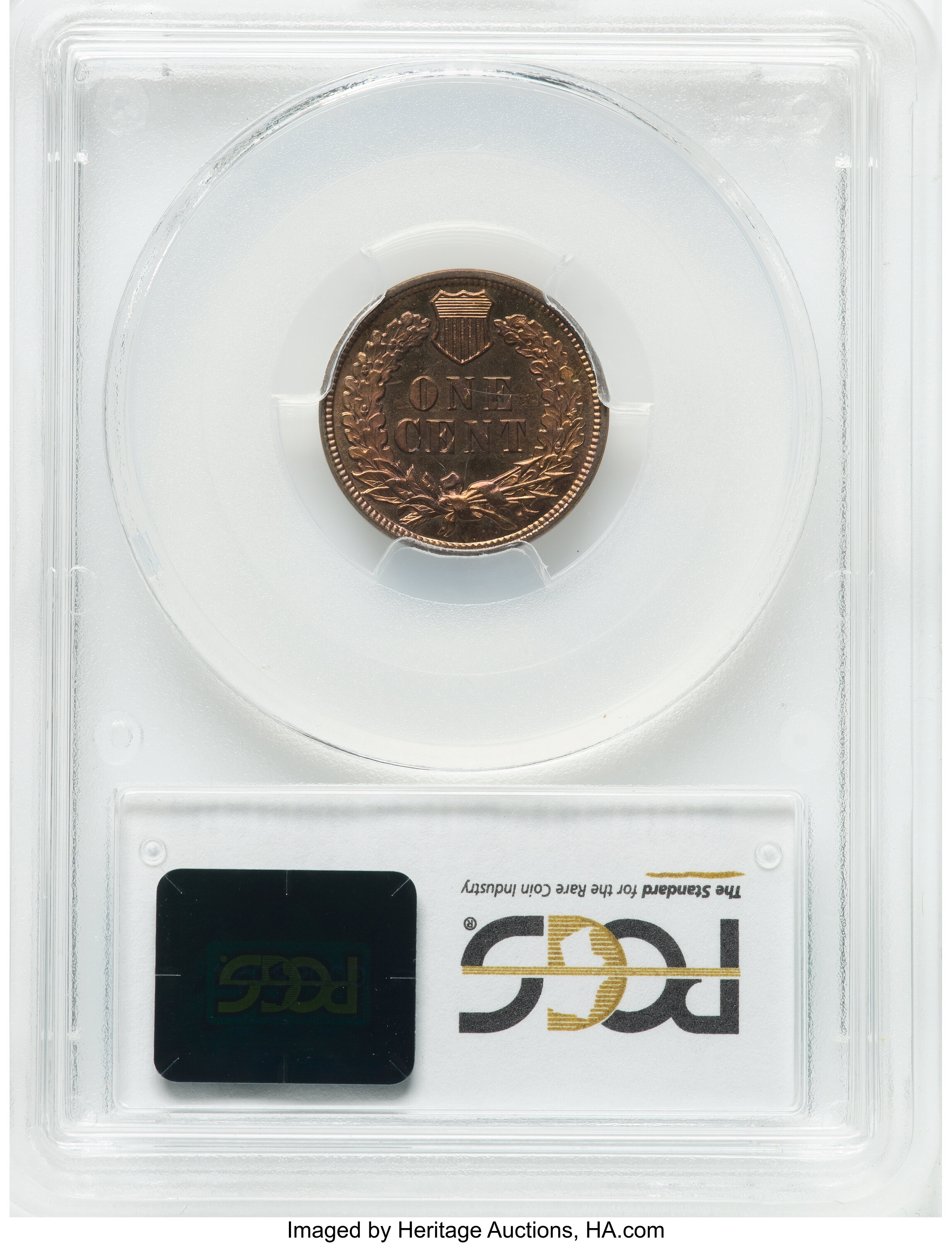 1889 1c PR RB PR65 RB CAC thumbnail 2