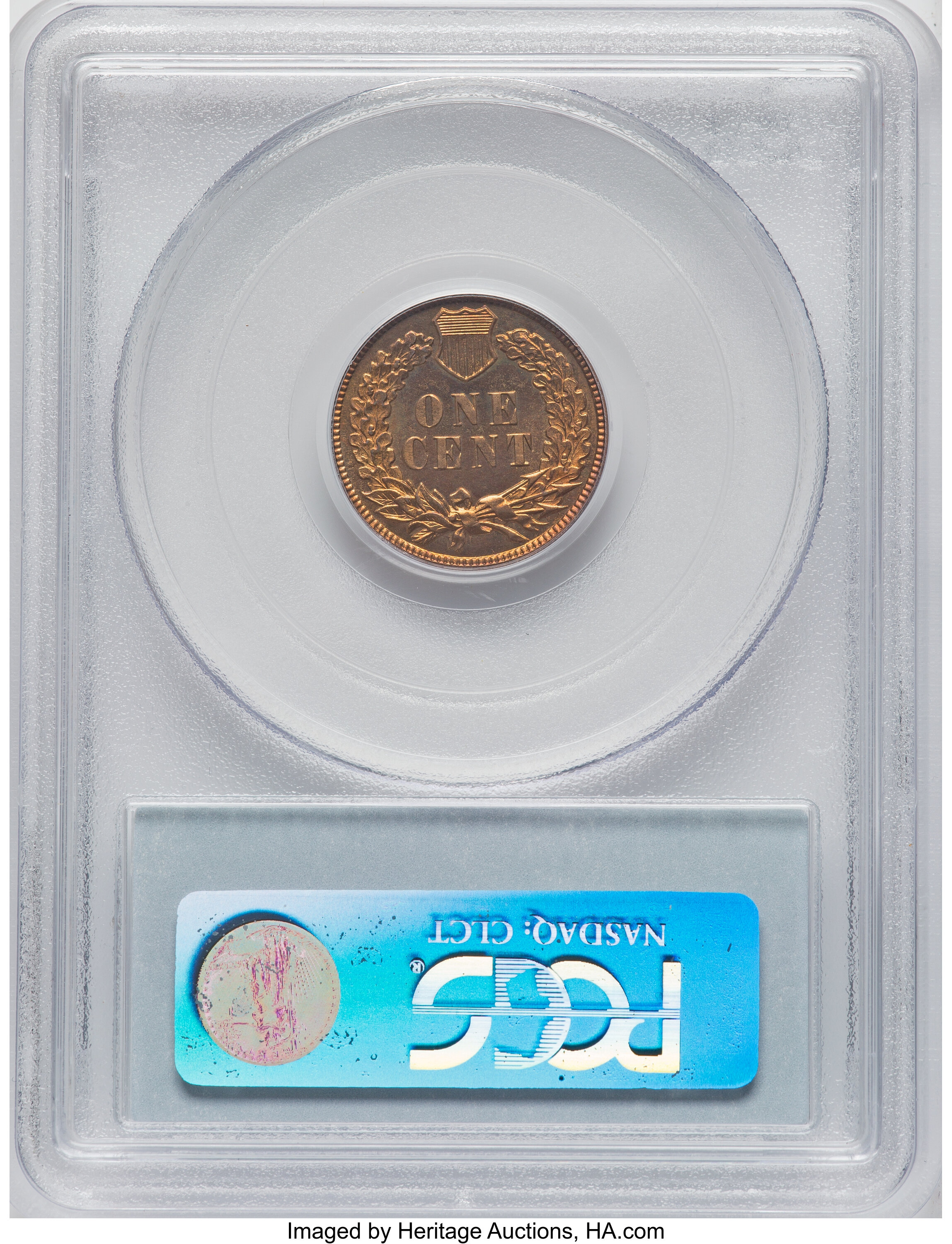 1891 1c PR RB PR65 RB CAC thumbnail 4