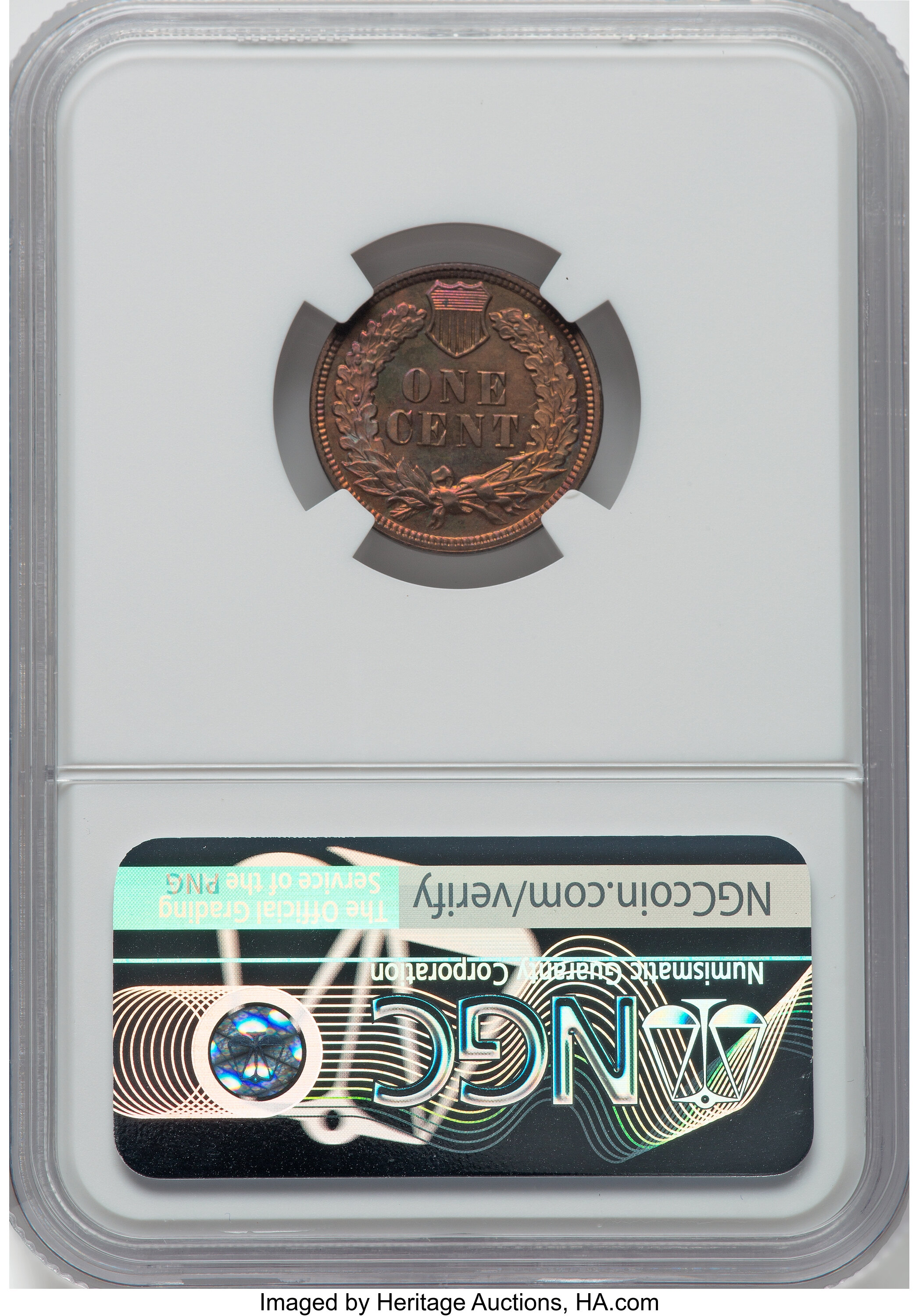 1891 1c PR RB PR65 RB CAC thumbnail 2
