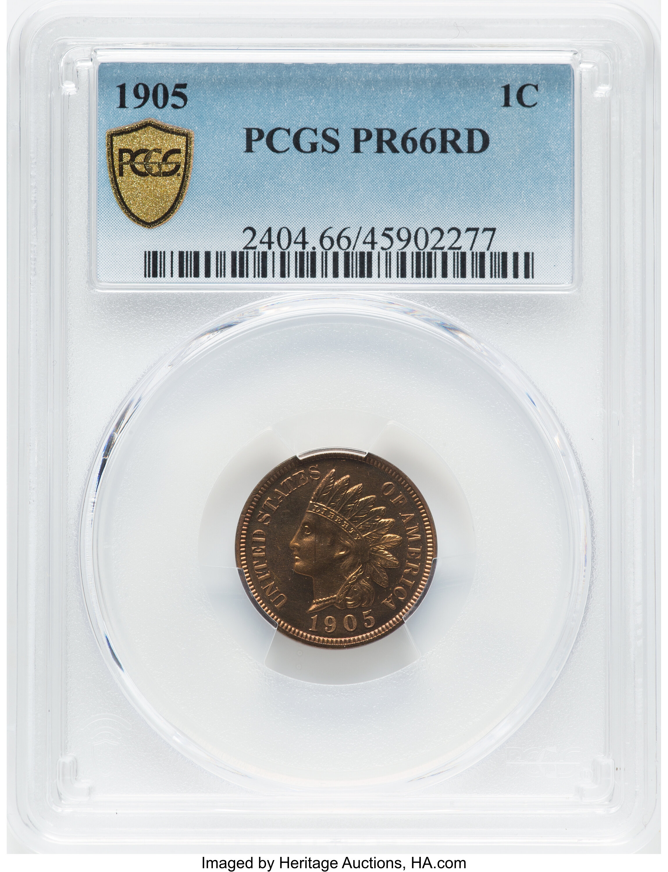 1905 1c PR RD PR66 RD thumbnail 4