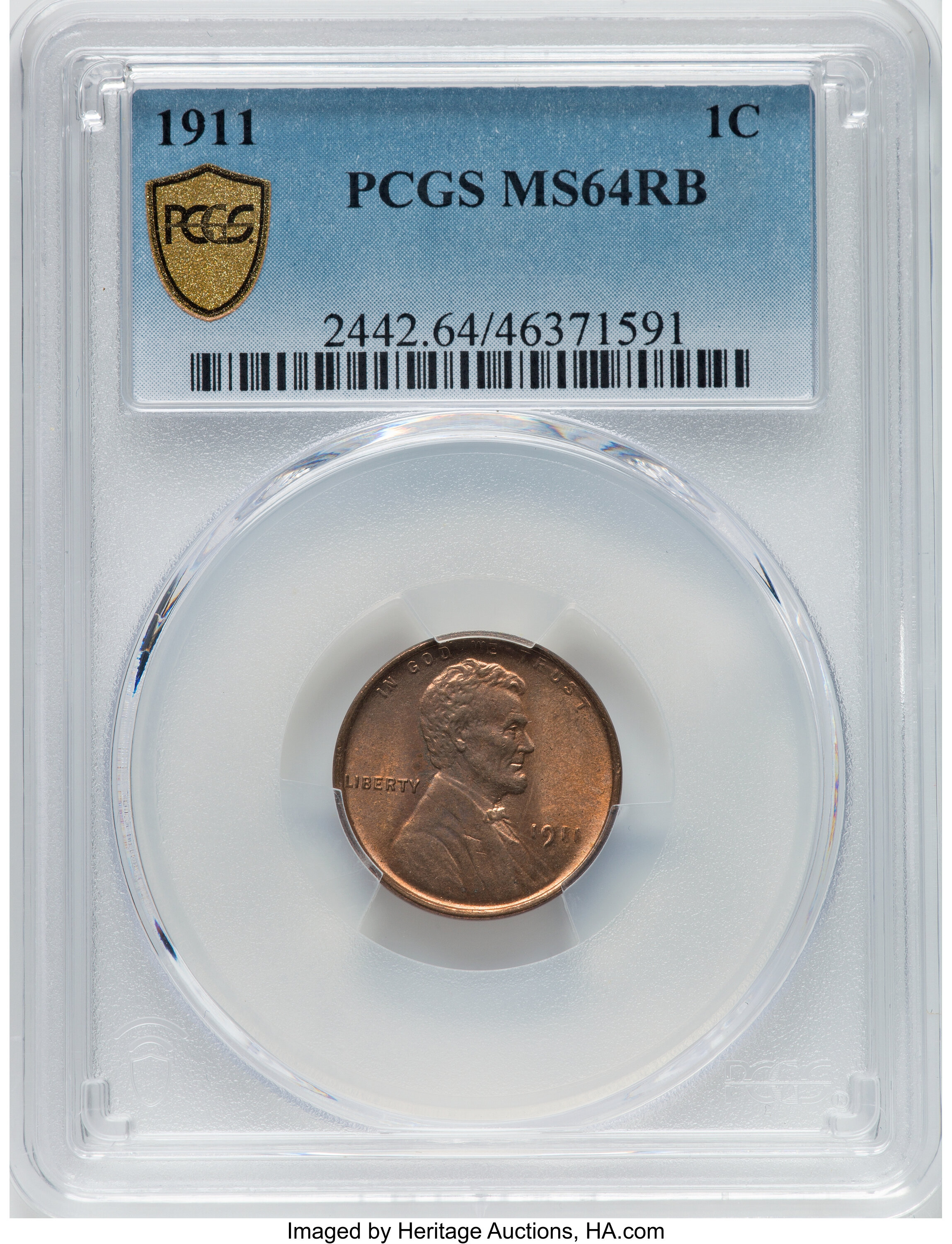 1911 1c MS RB MS64 RB thumbnail 11
