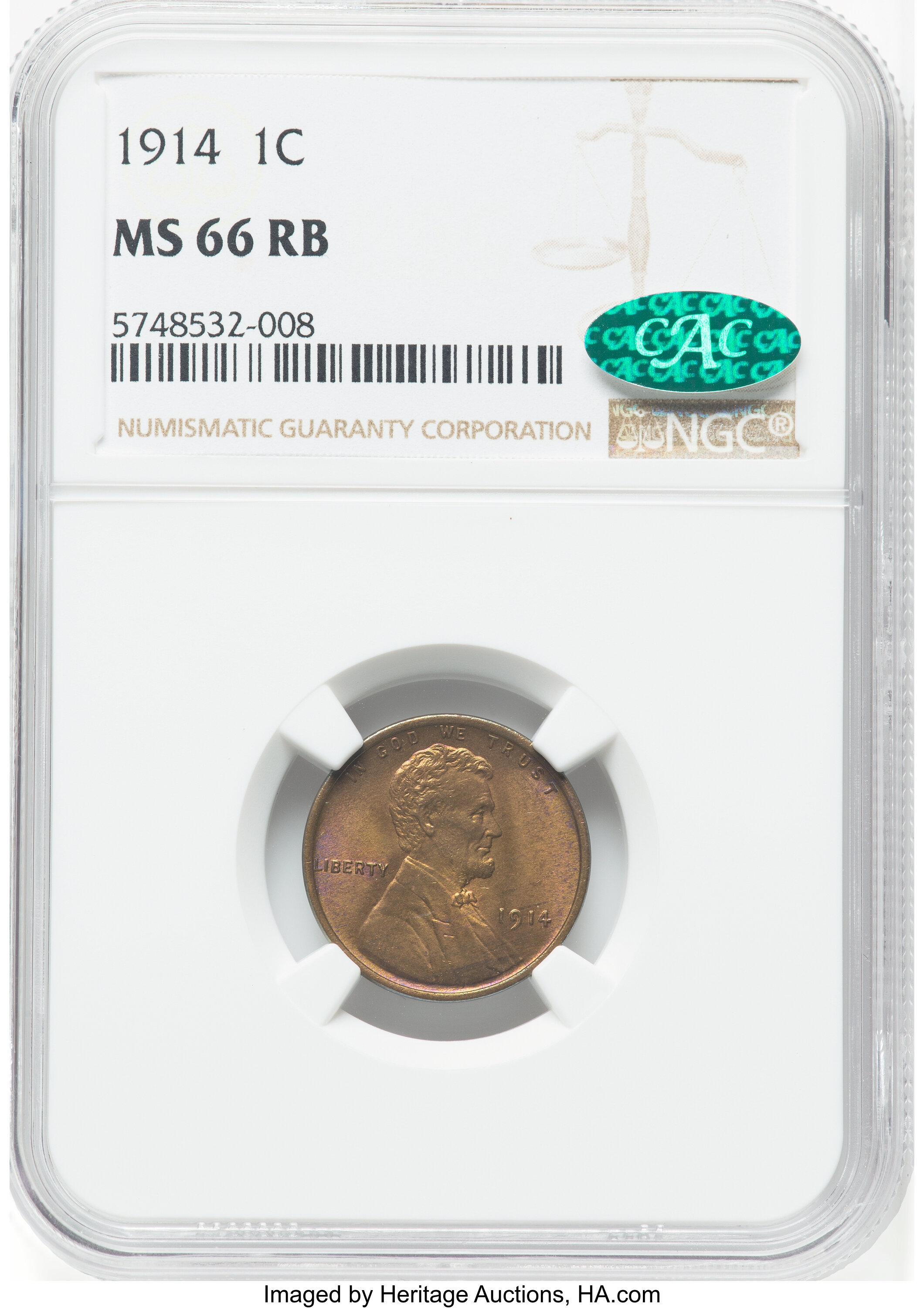 1914 1c MS RB MS66 RB thumbnail 6