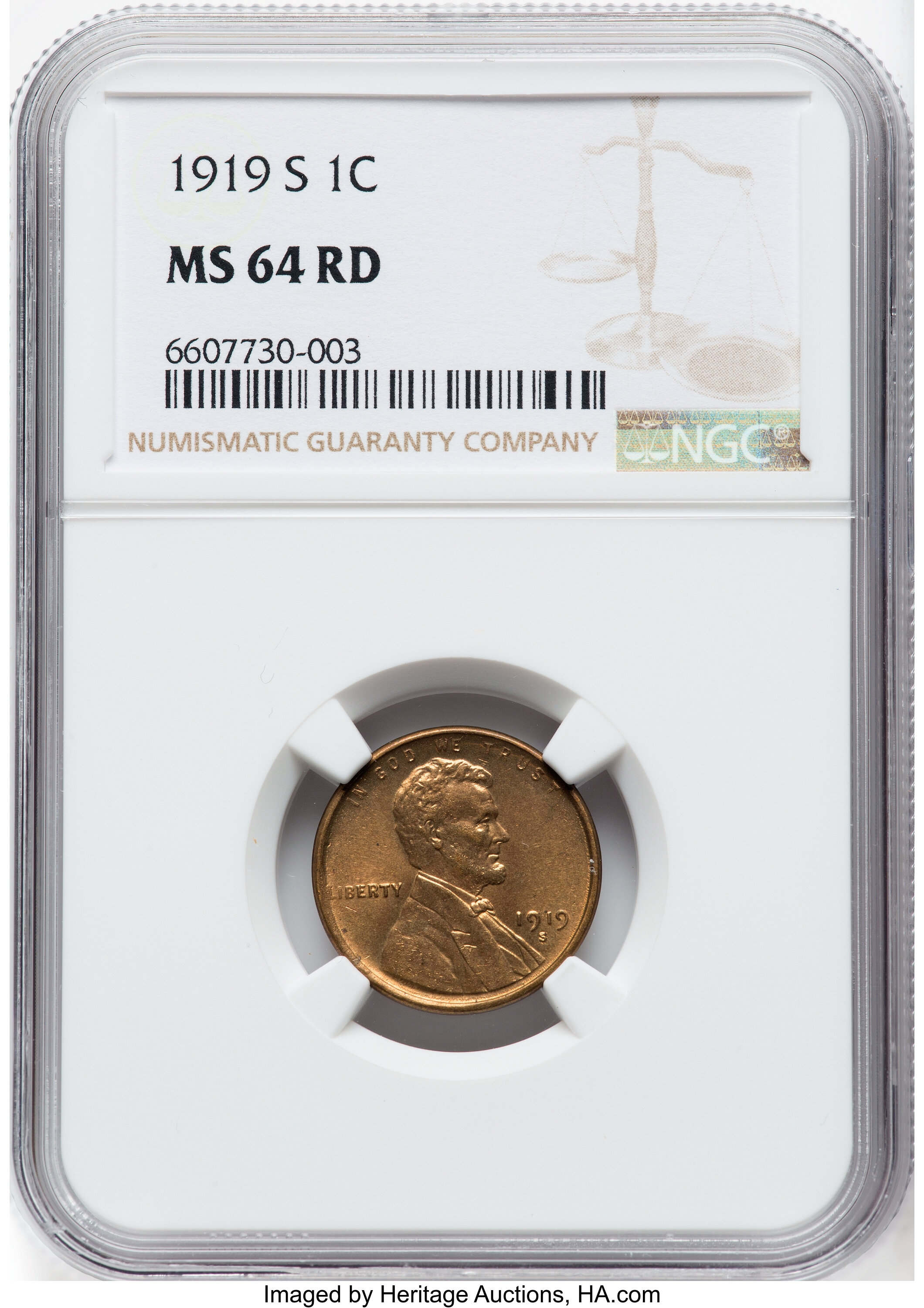 1919-S 1c MS RD MS64 RD thumbnail 6