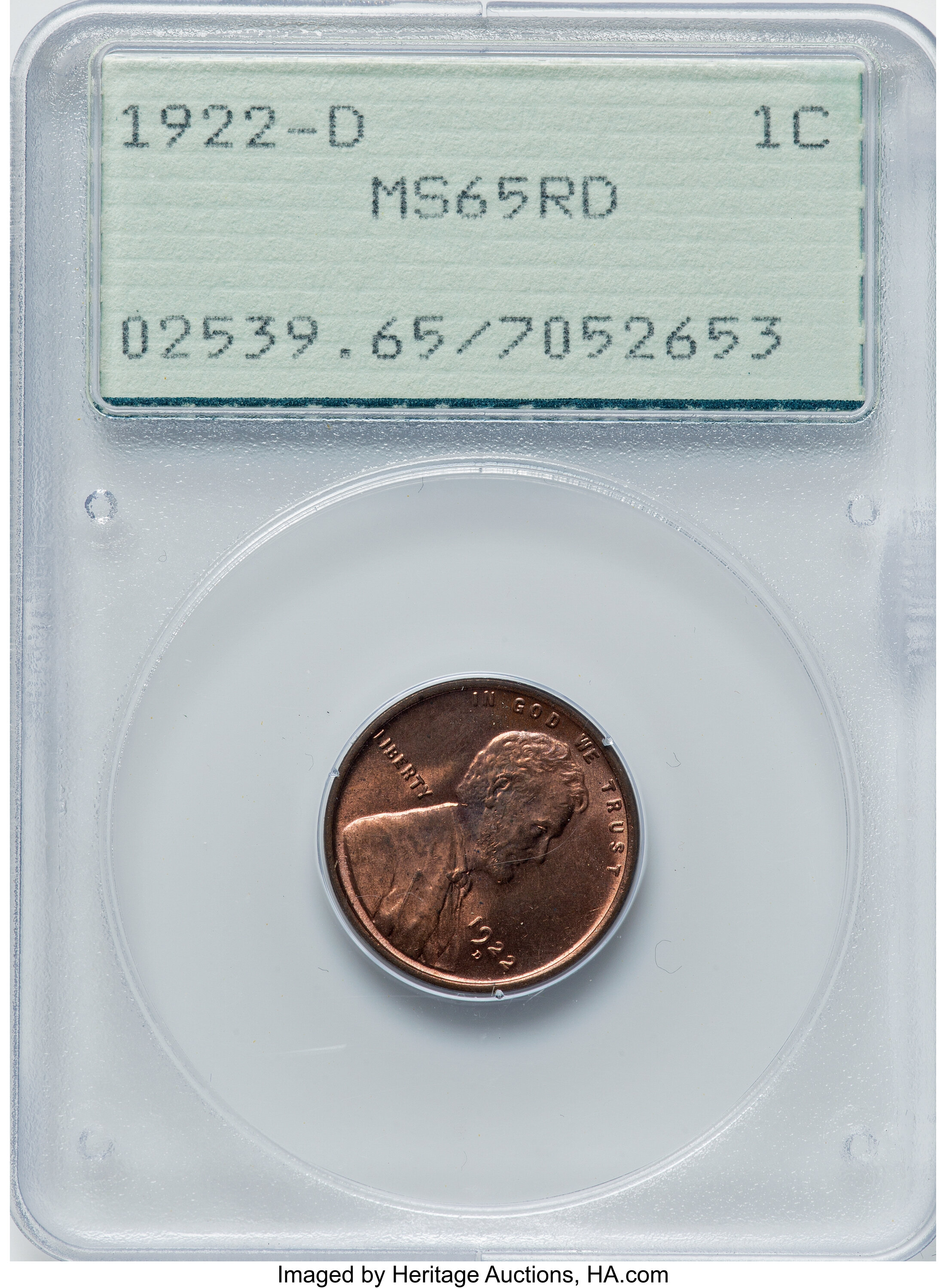 1922-D 1c MS RD MS65 RD thumbnail 7