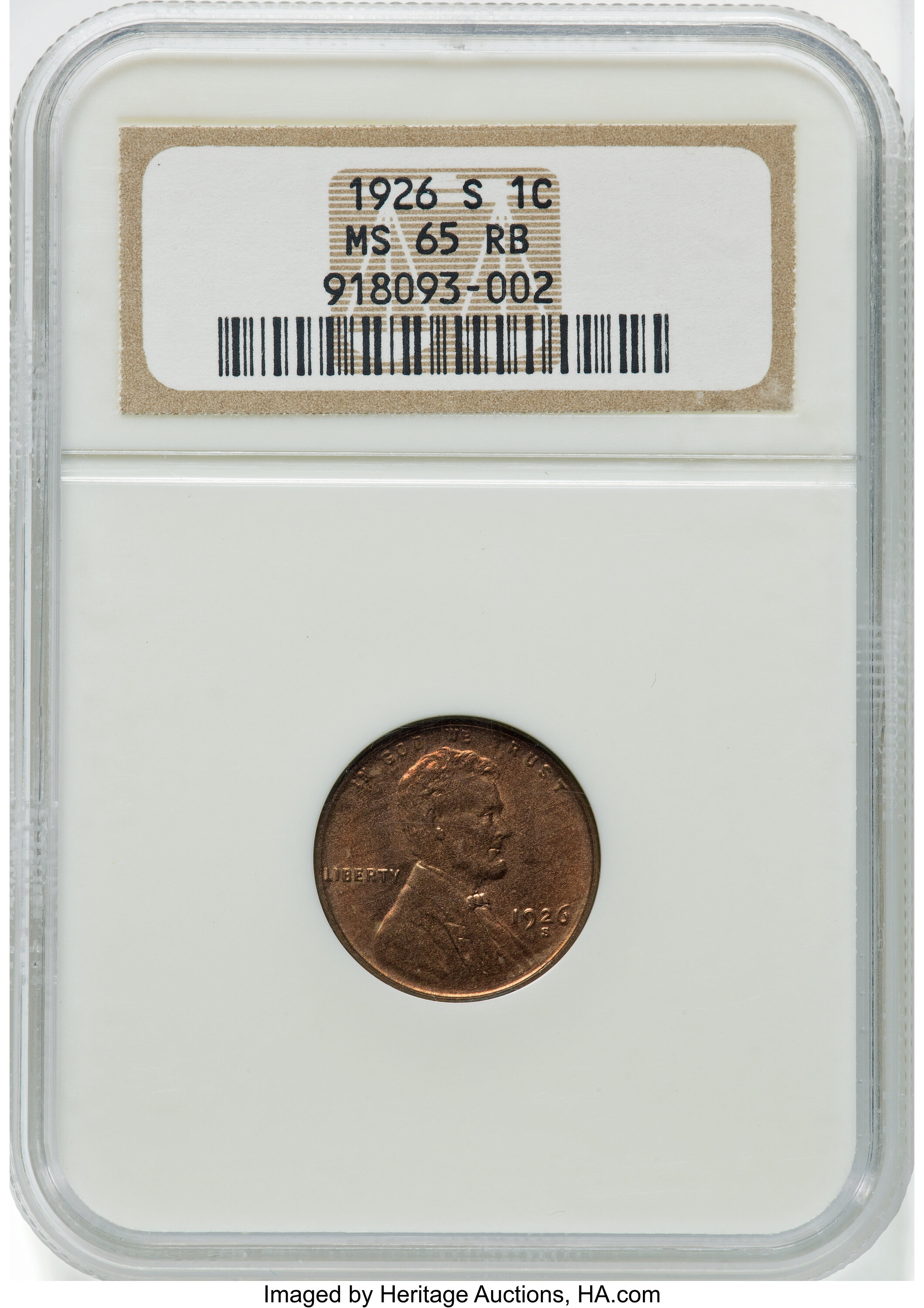 1926-S 1c MS RB MS65 RB thumbnail 6