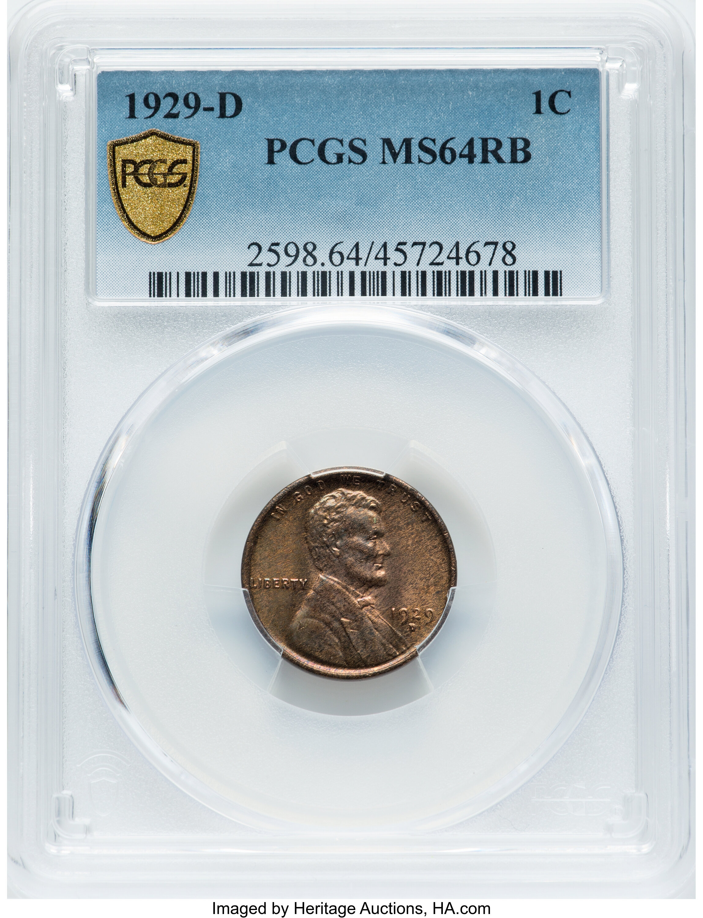 1929-D 1c MS RB MS64 RB thumbnail 8