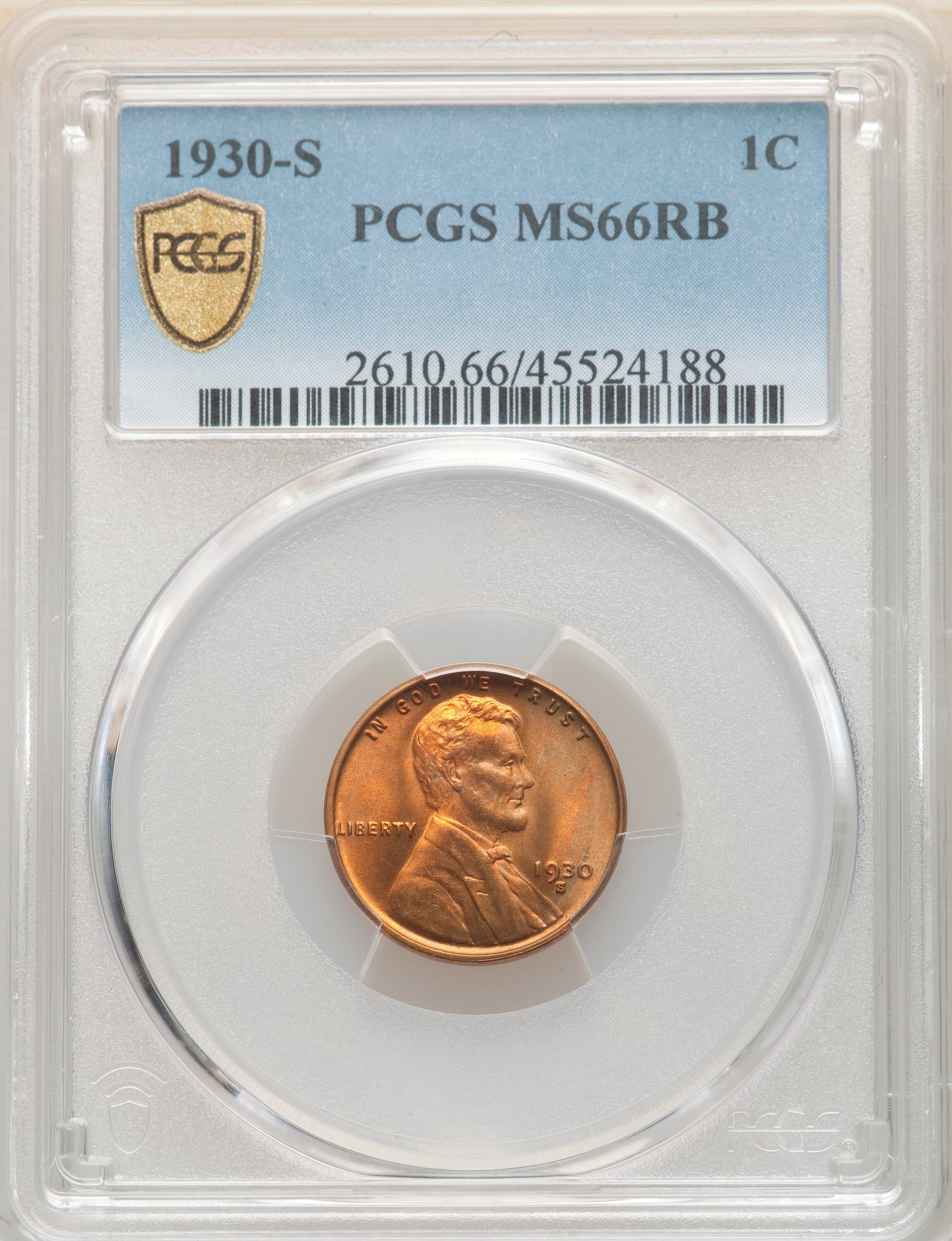 1930-S 1c MS RB MS66 RB thumbnail 4