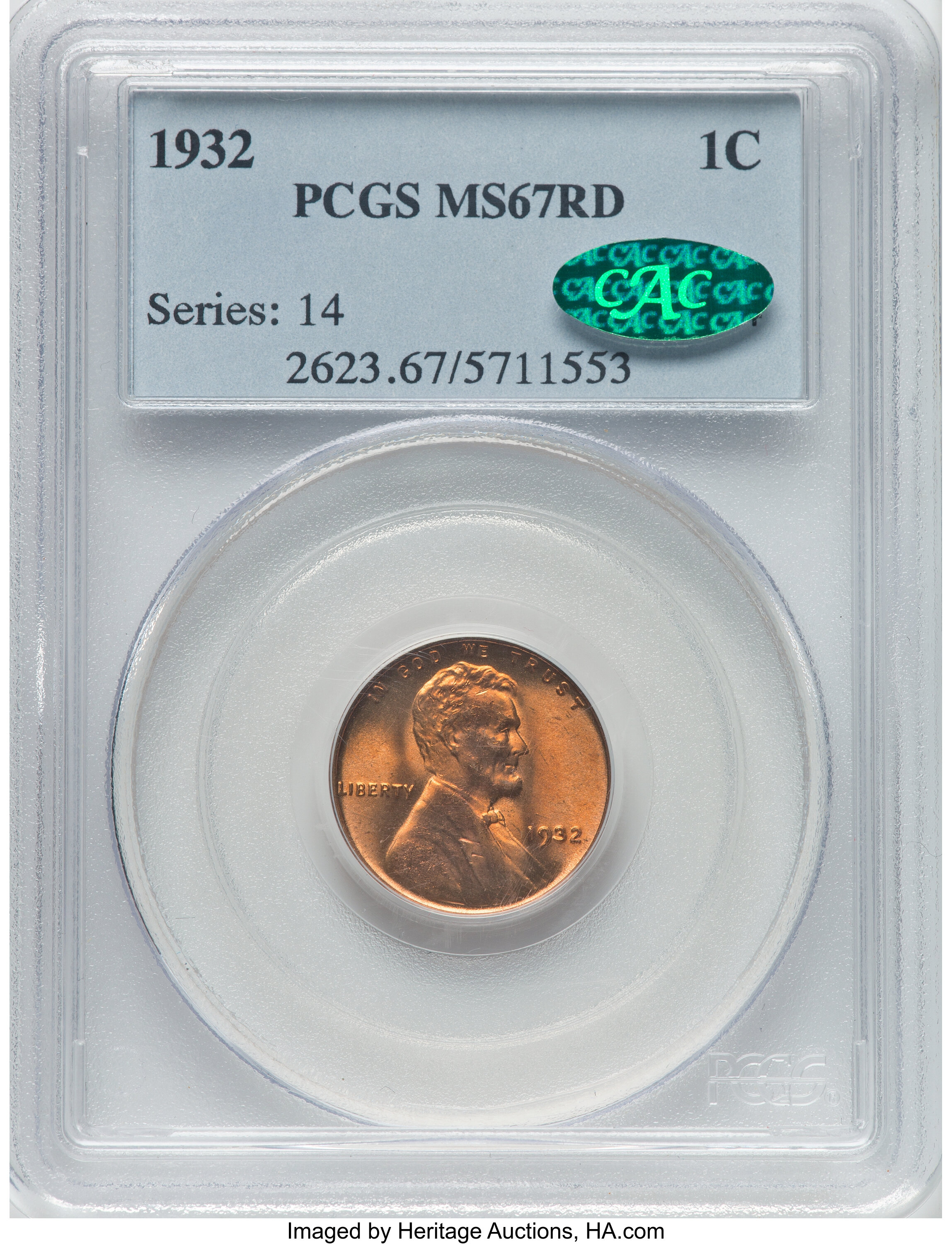 1932 1c MS RD MS67 RD thumbnail 9