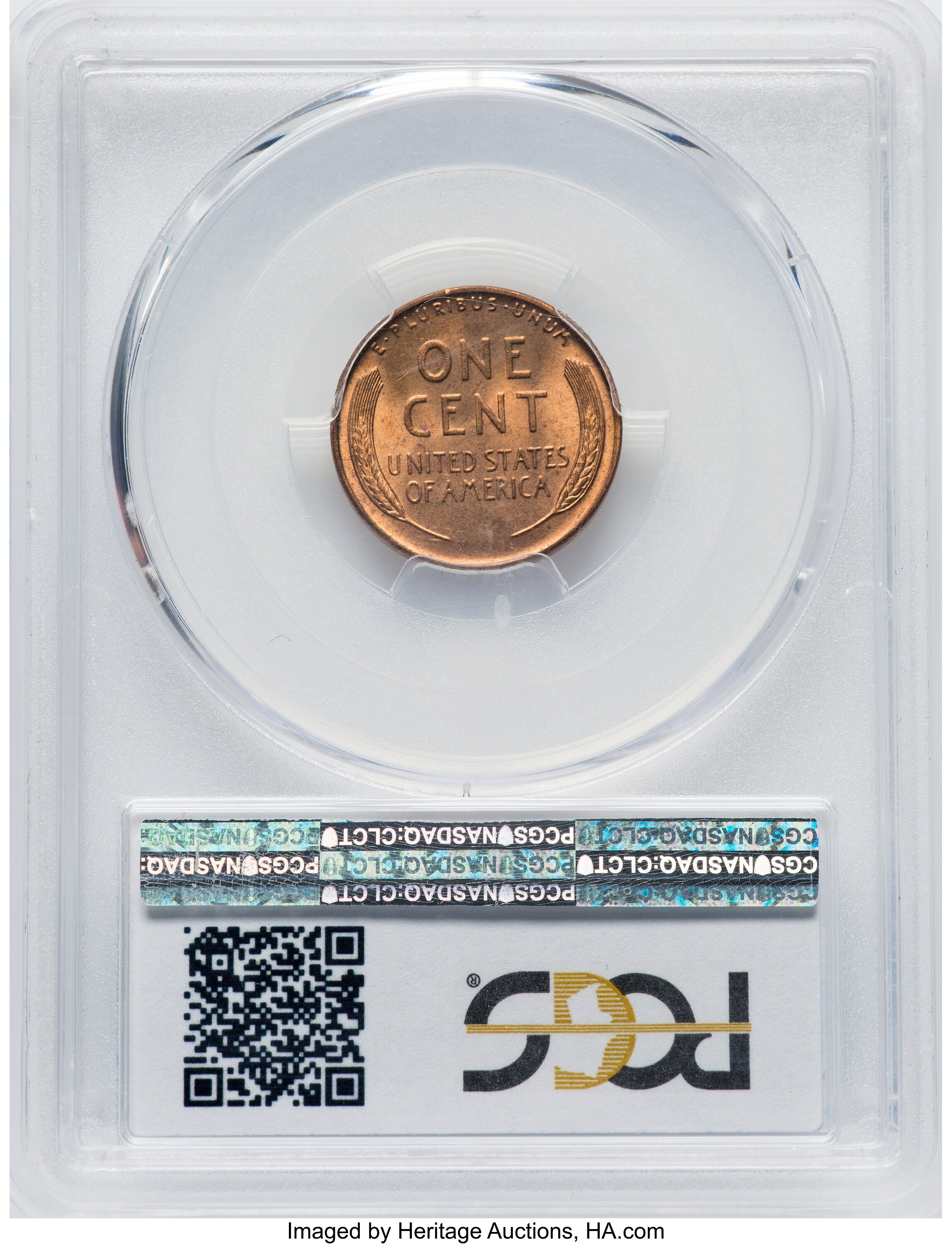 1944-D/S 1c Overmintmark, FS-512 MS RD MS65 RD thumbnail 4