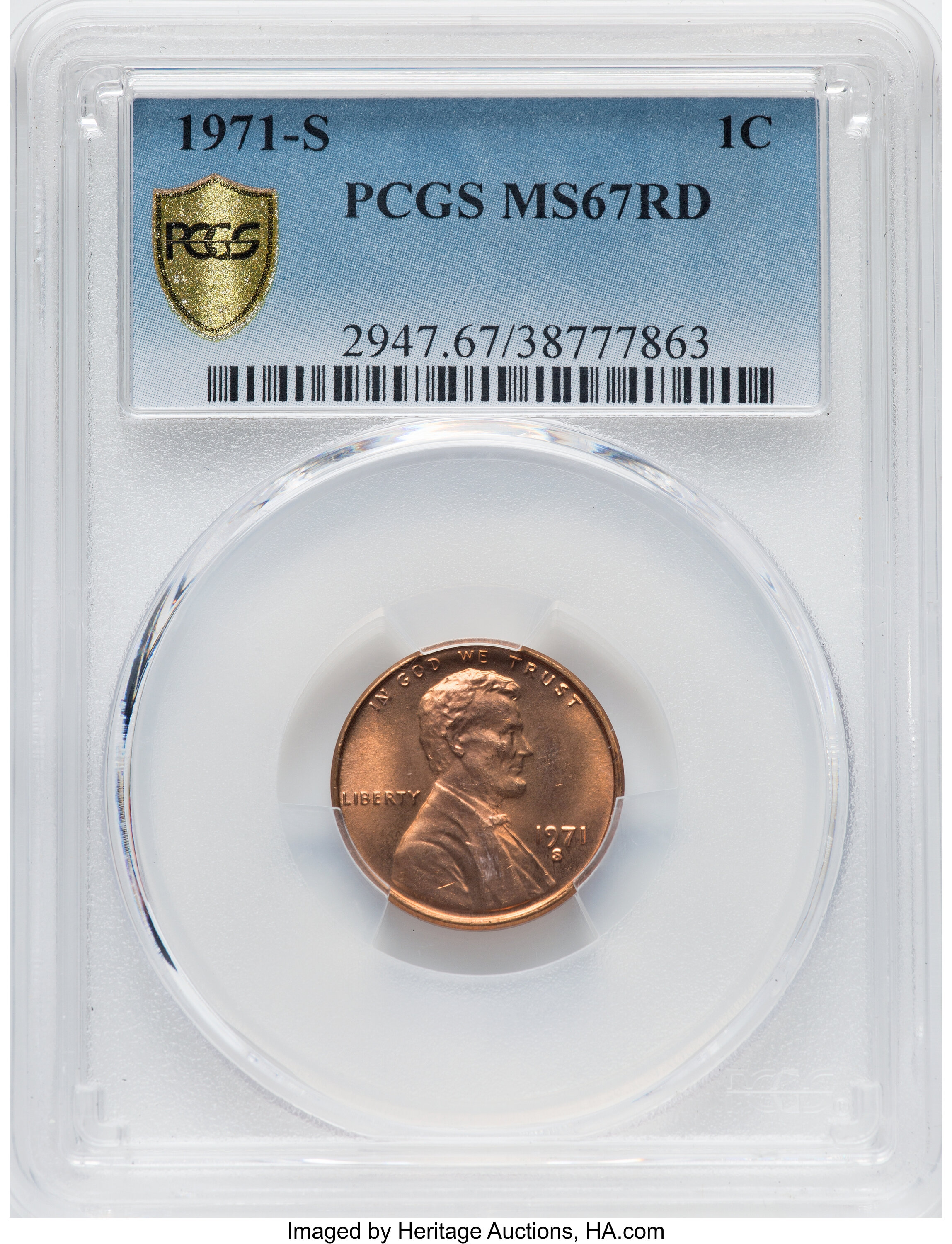 1971-S 1c MS RD MS67 RD thumbnail 7