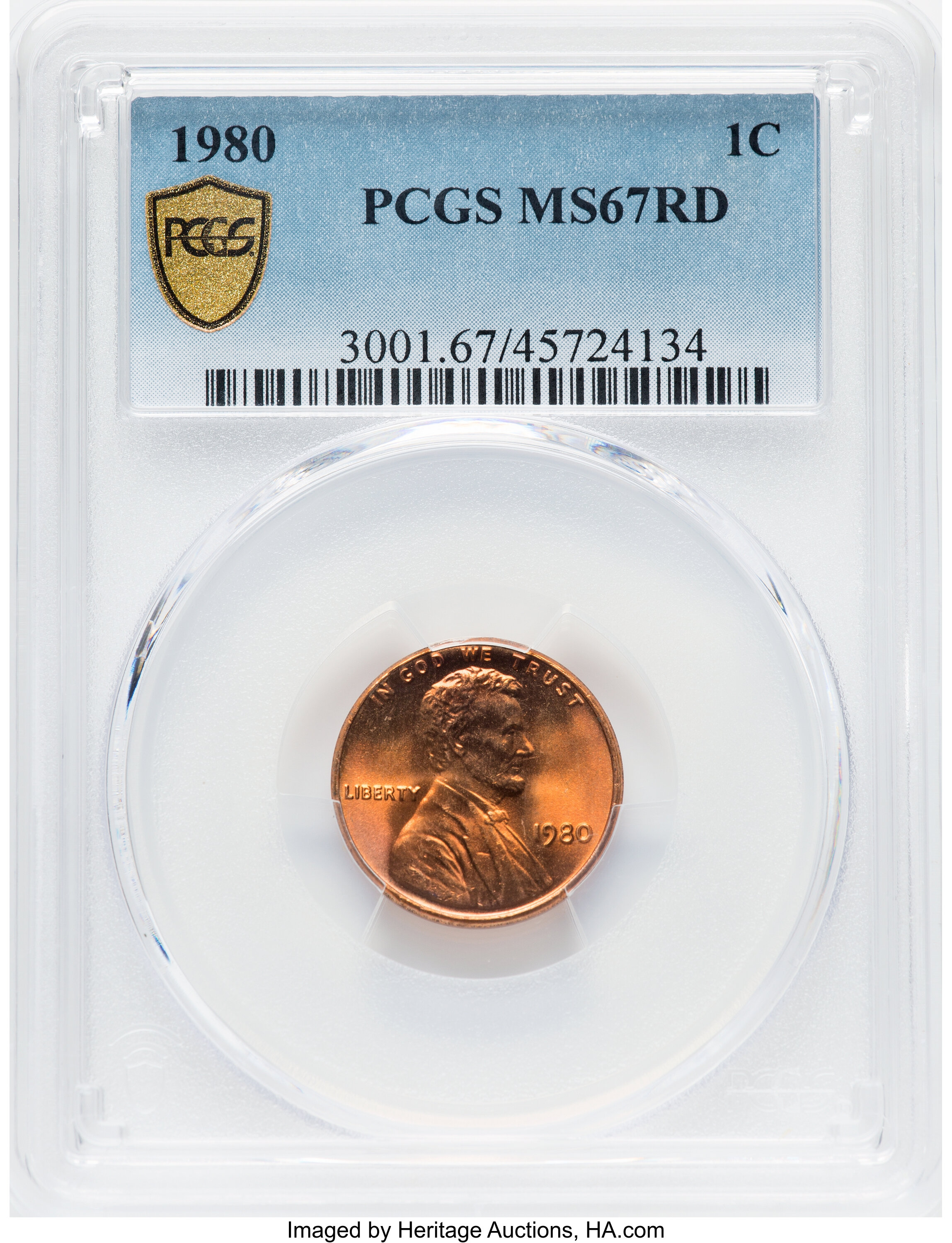 1980 1c MS RD MS67 RD thumbnail 6