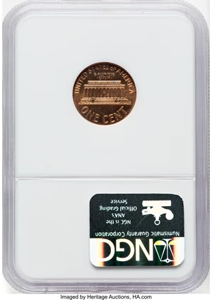 image for: 1965 1C SMS MS67 Red Cameo NGC. NGC Census: (14/0). PCGS Population: (2/0). CDN: $1,000 Whsle. Bid for NGC/PCGS MS67....
