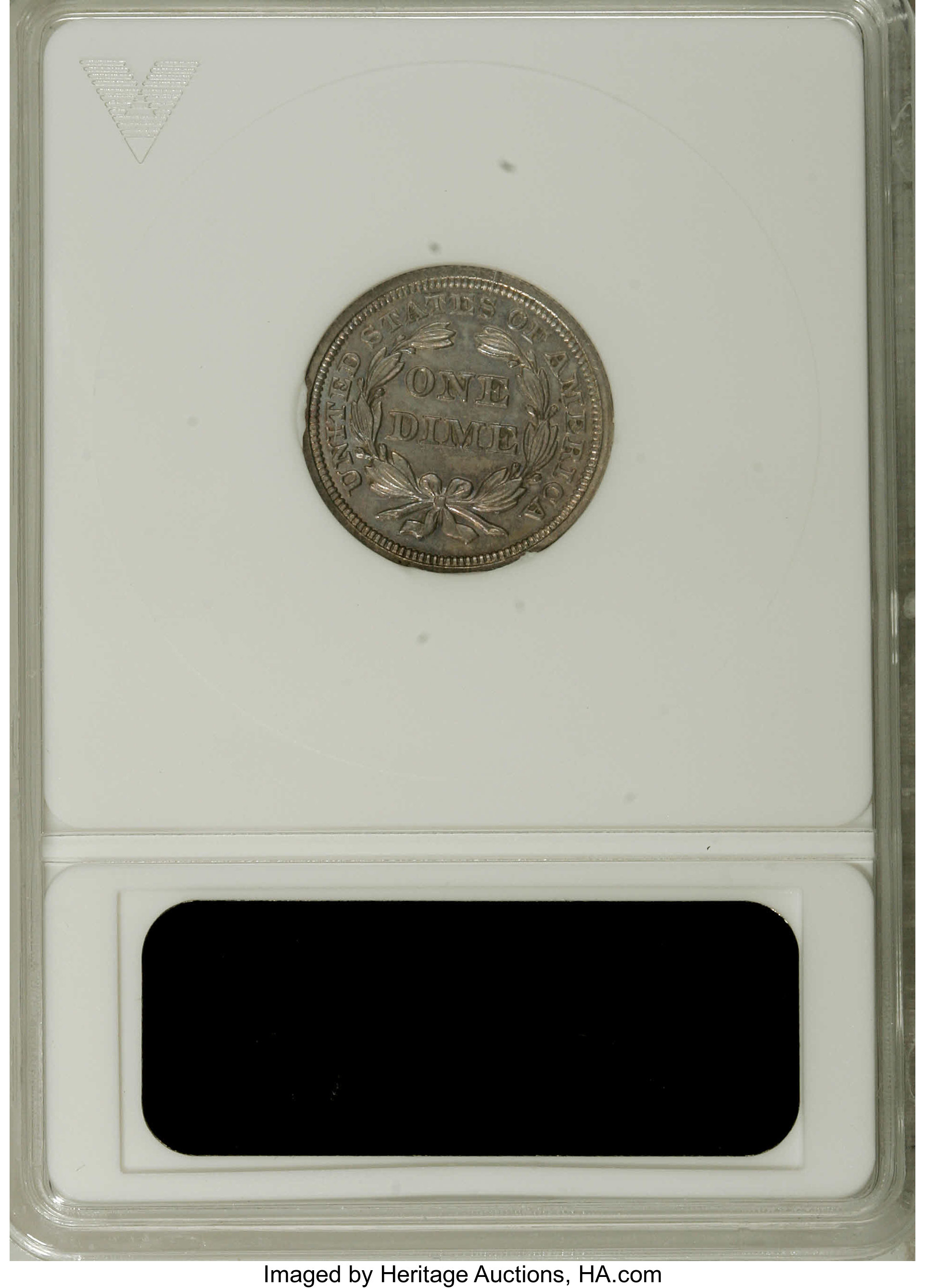 1843 10c MS60 thumbnail 2
