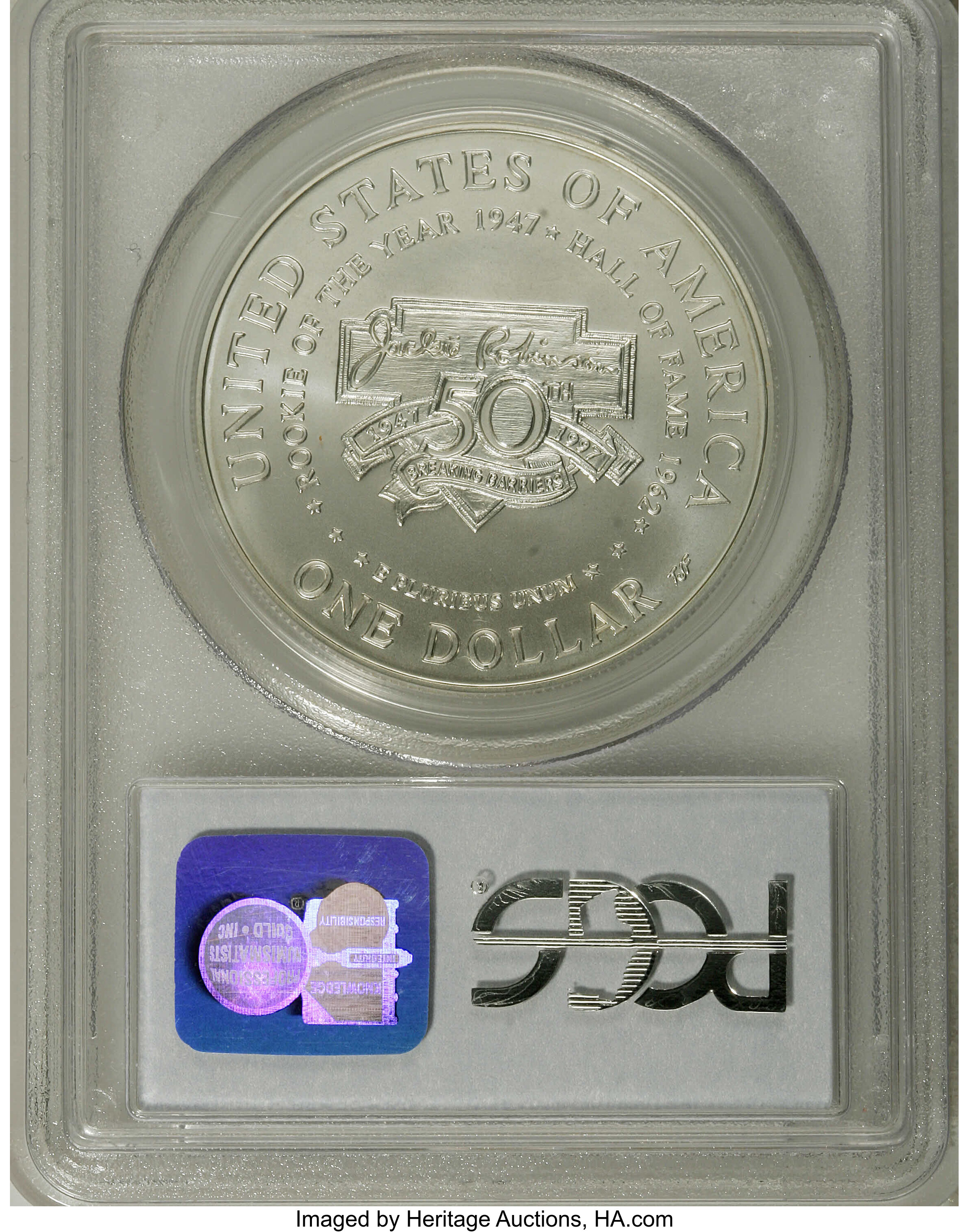 1997-S S$1 Jackie Robinson MS63 thumbnail 12