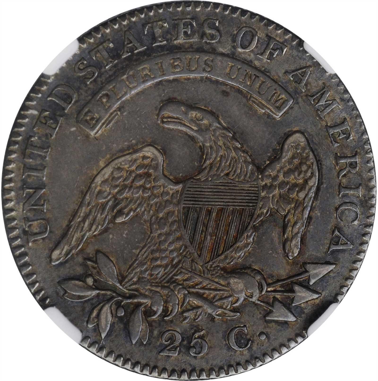 1820 25c Large 0, B-2 XF45 thumbnail 9