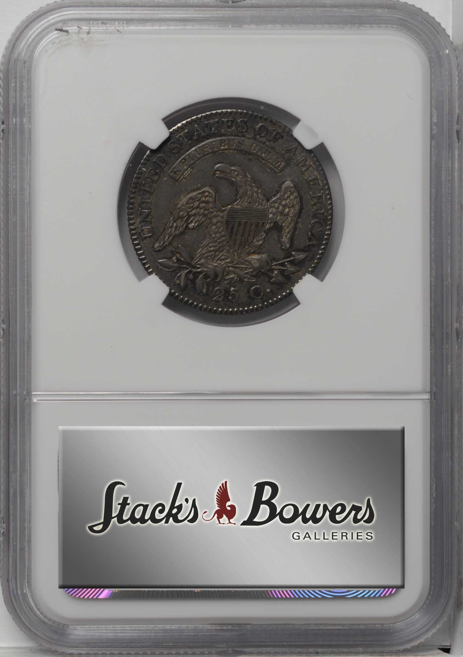 1820 25c Large 0, B-2 XF45 thumbnail 11