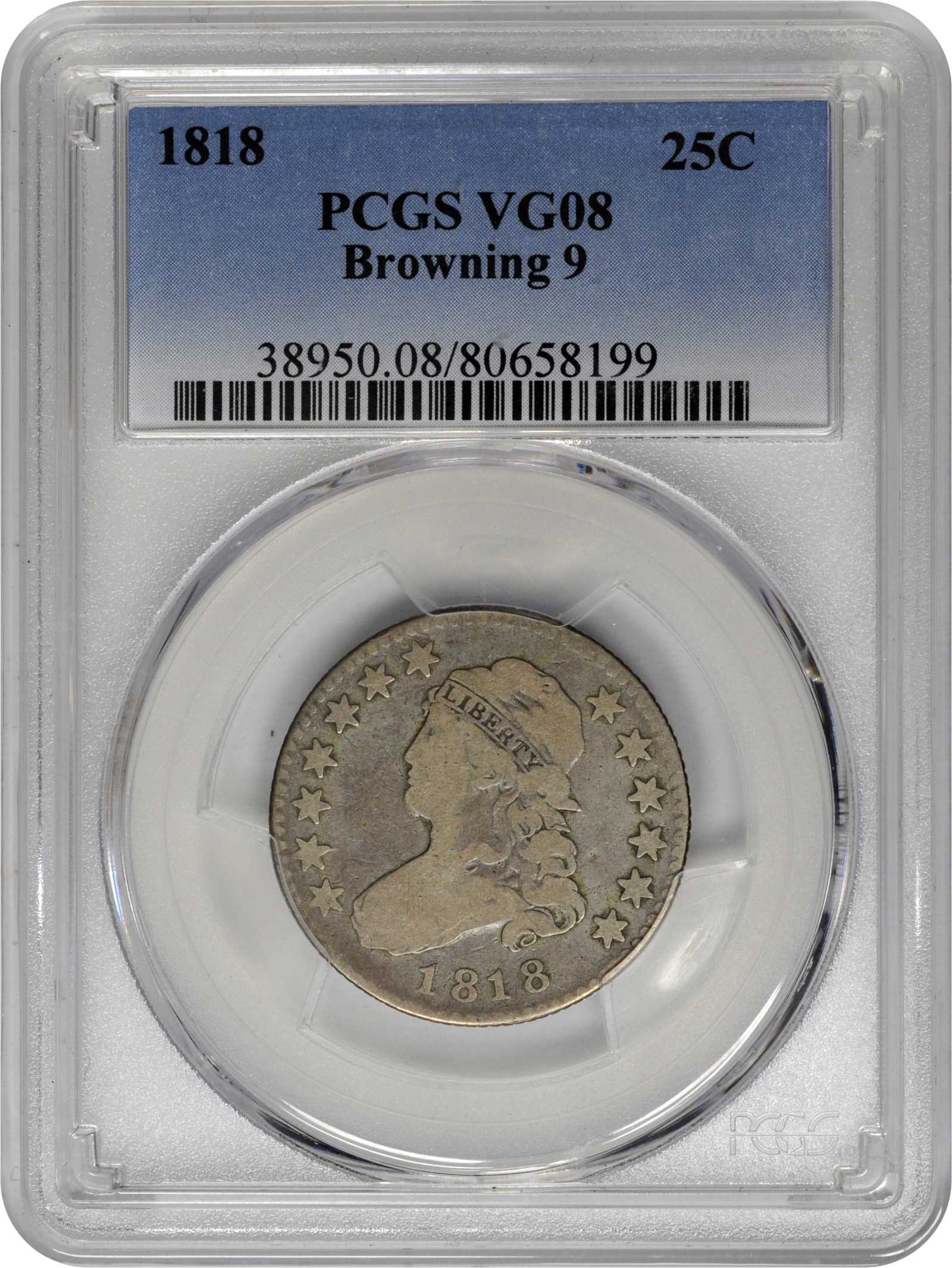 1818 25c B-9 AG3 thumbnail 6