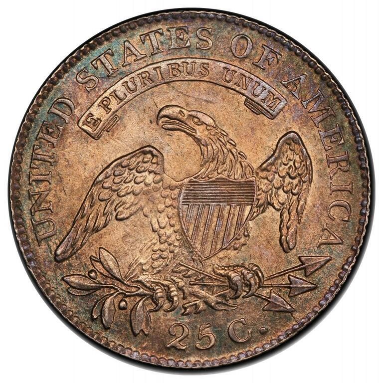 1818/5 25c Overdate, B-3 MS64 thumbnail 11