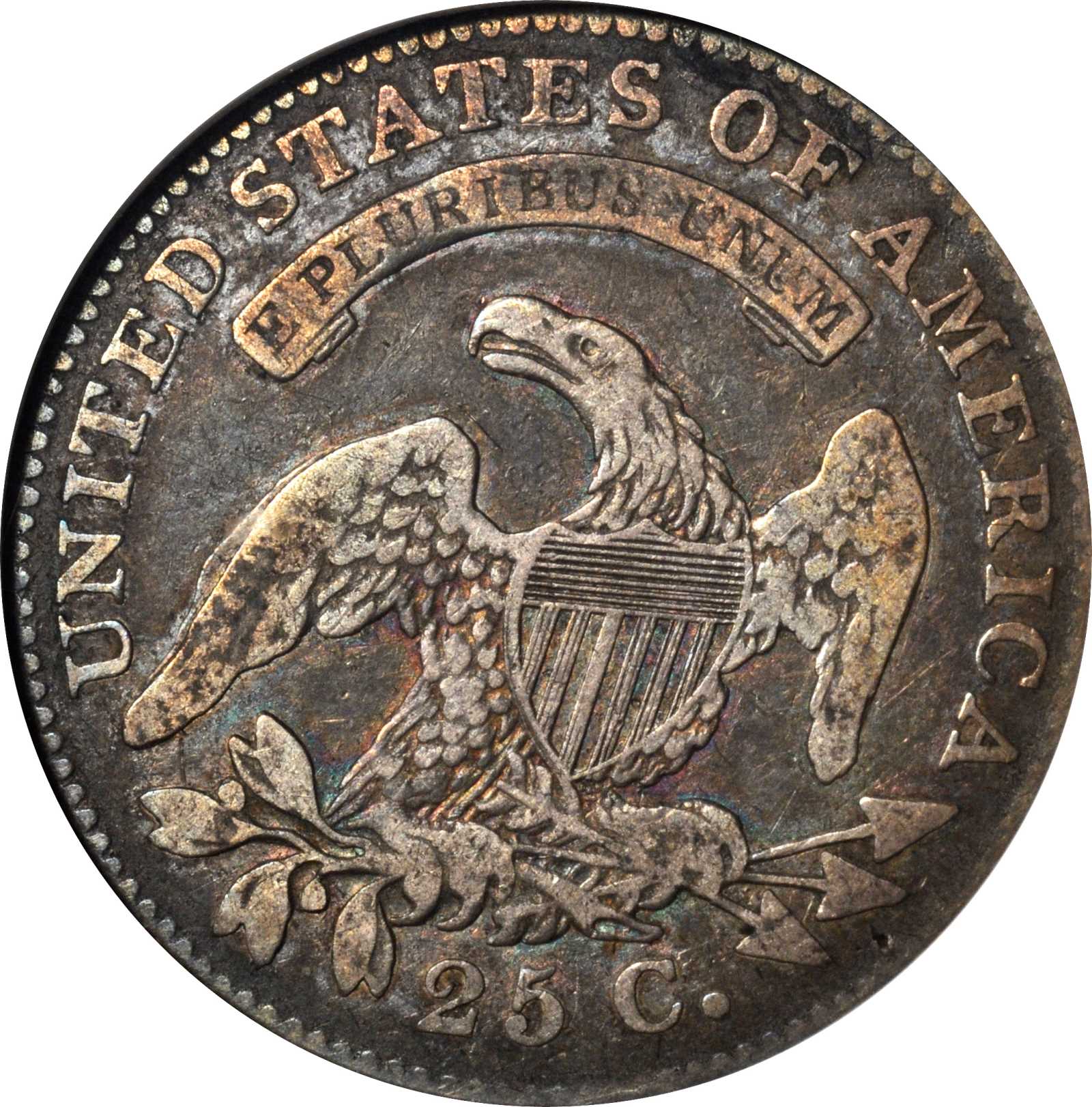 1820 25c Large 0, B-1 AG3 CAC thumbnail 13