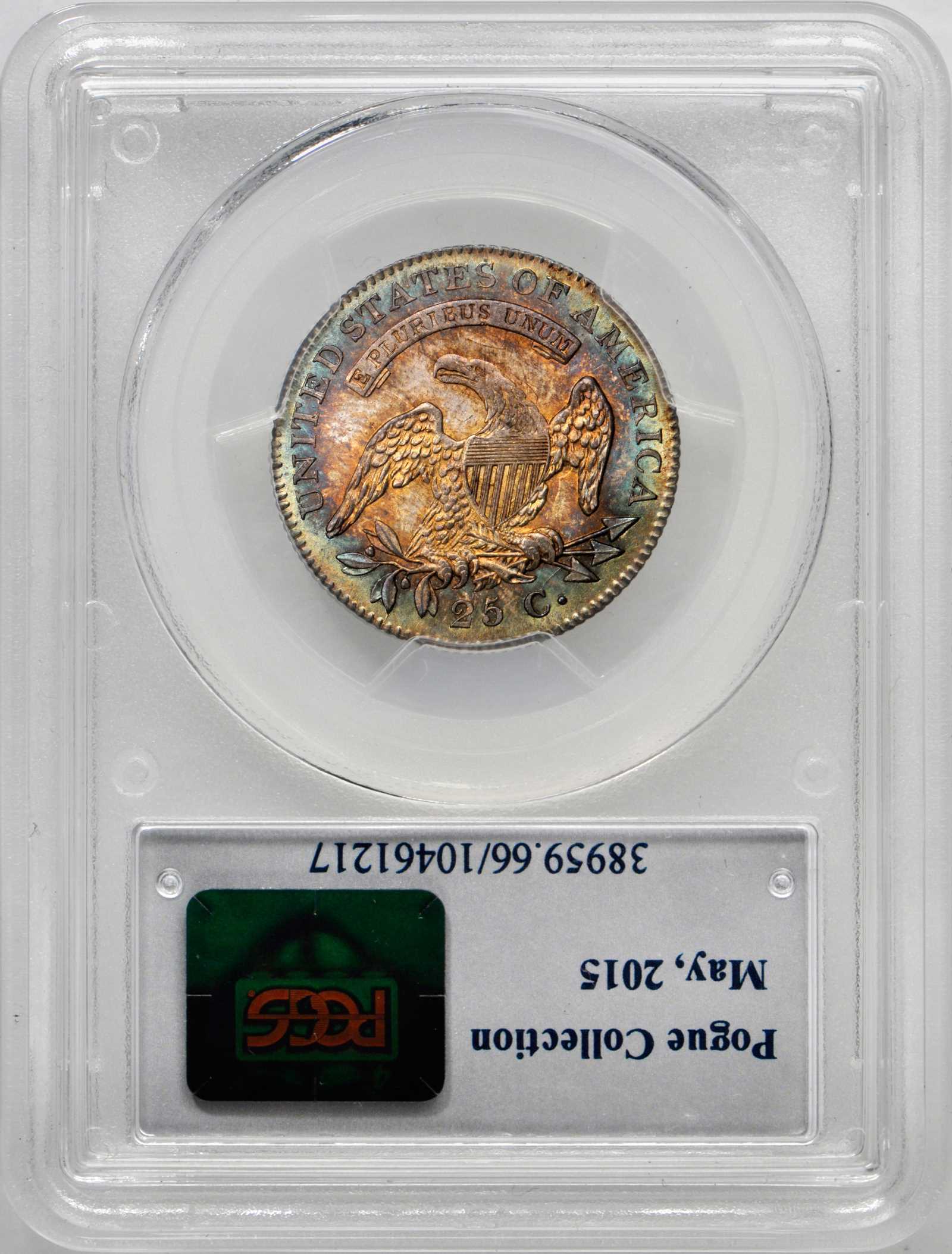 1820 25c Small 0, B-5 VG10 thumbnail 26