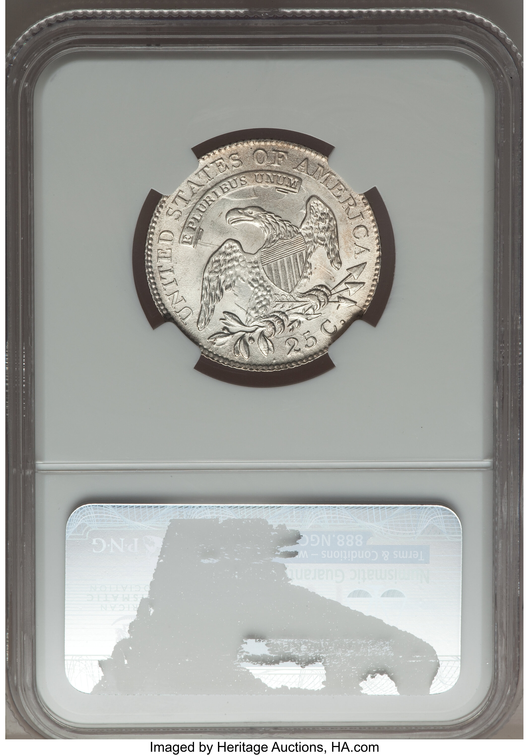 1818/5 25c MS63 CAC thumbnail 16