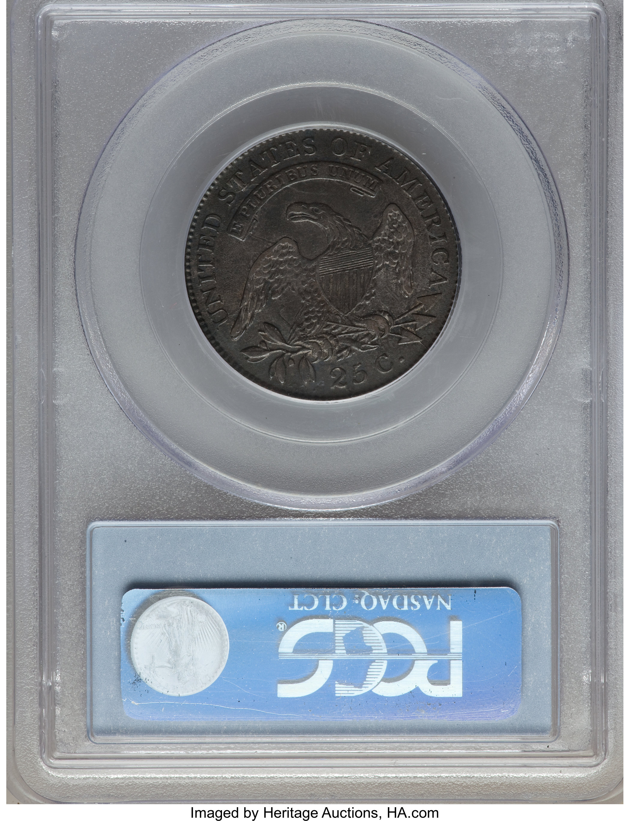 1818/5 25c Overdate, B-3 AG3 thumbnail 20