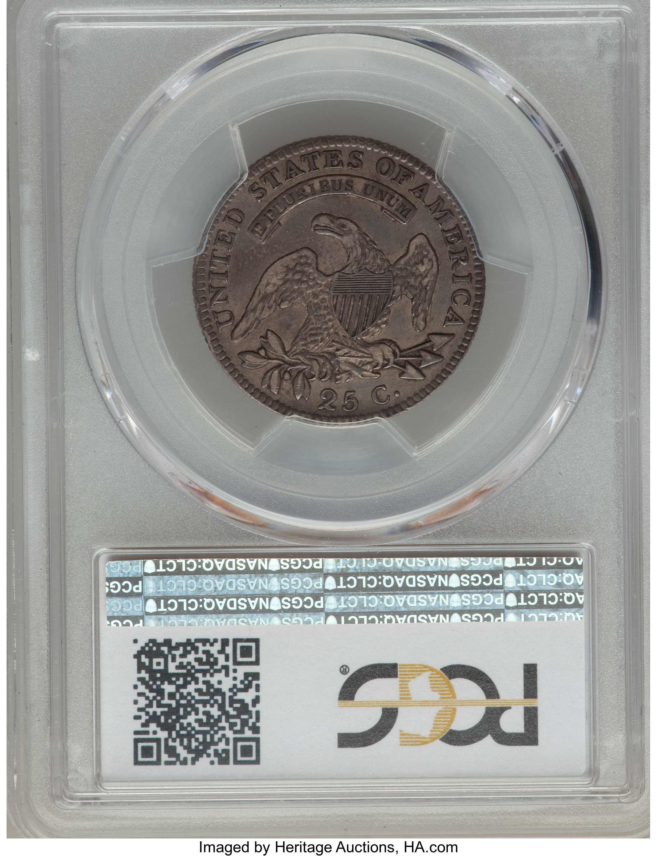 1818 25c B-10 XF40 thumbnail 3