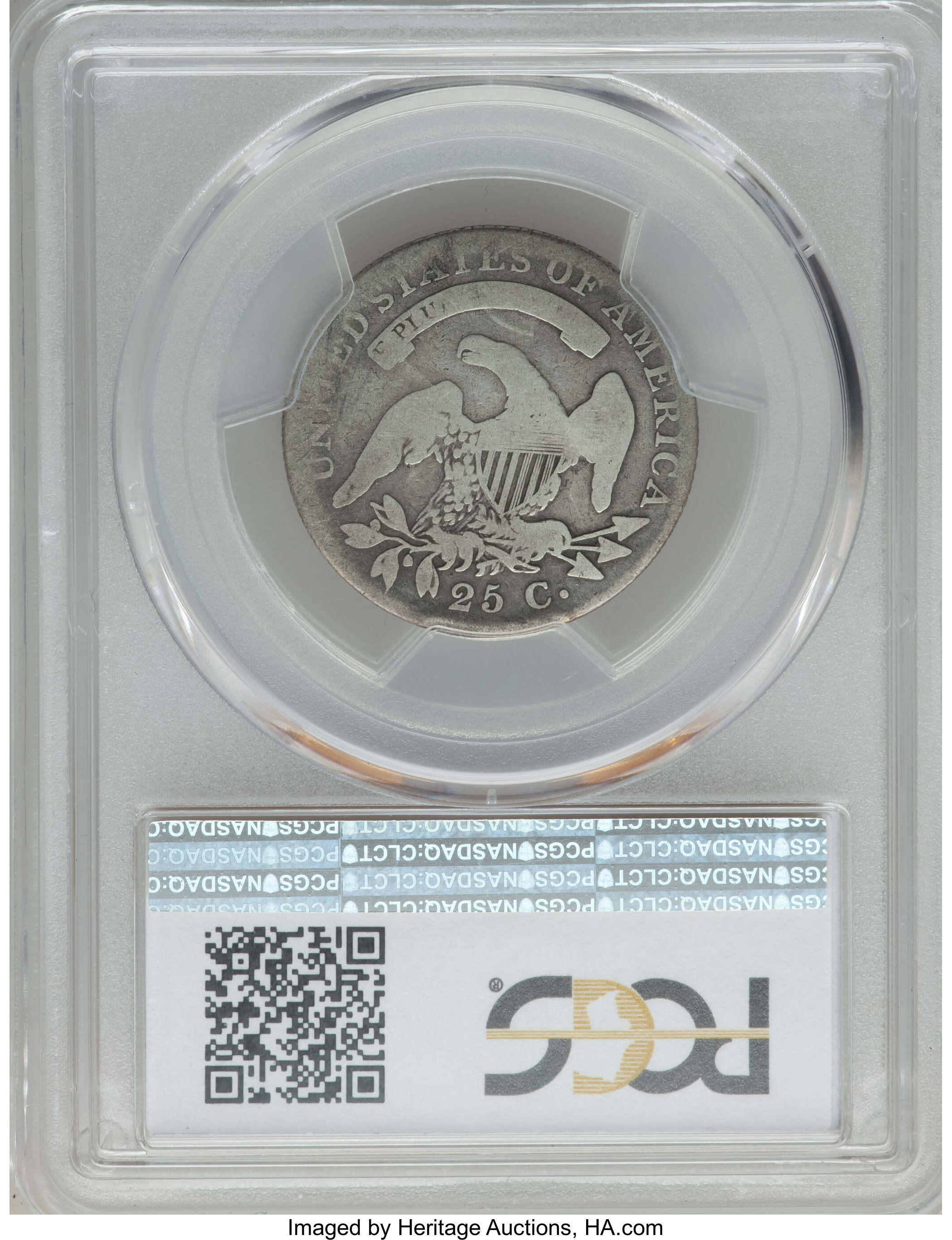 1820 25c Small 0, B-5 VG10 thumbnail 13