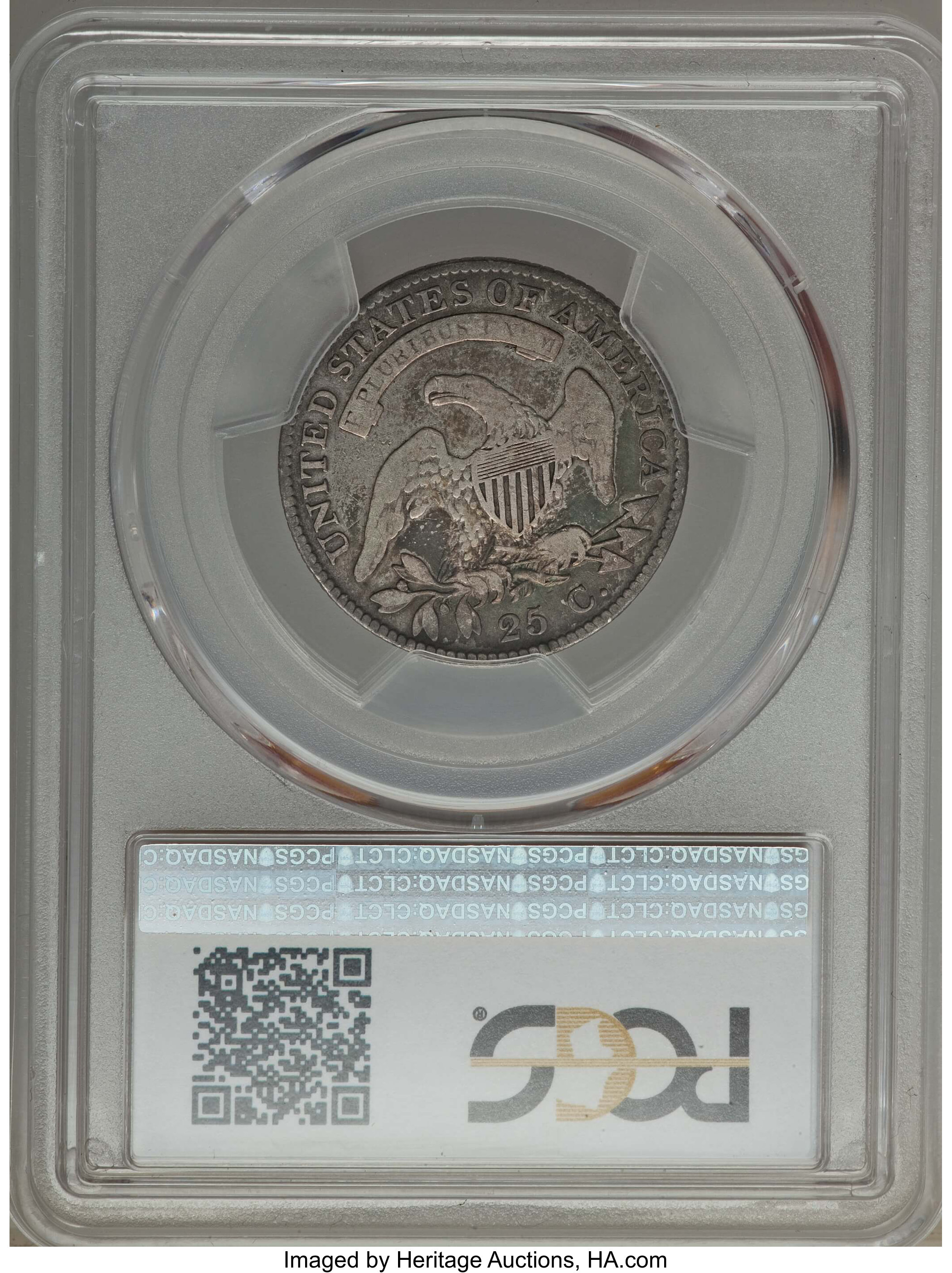 1819 25c Large 9, B-1 G4 thumbnail 6