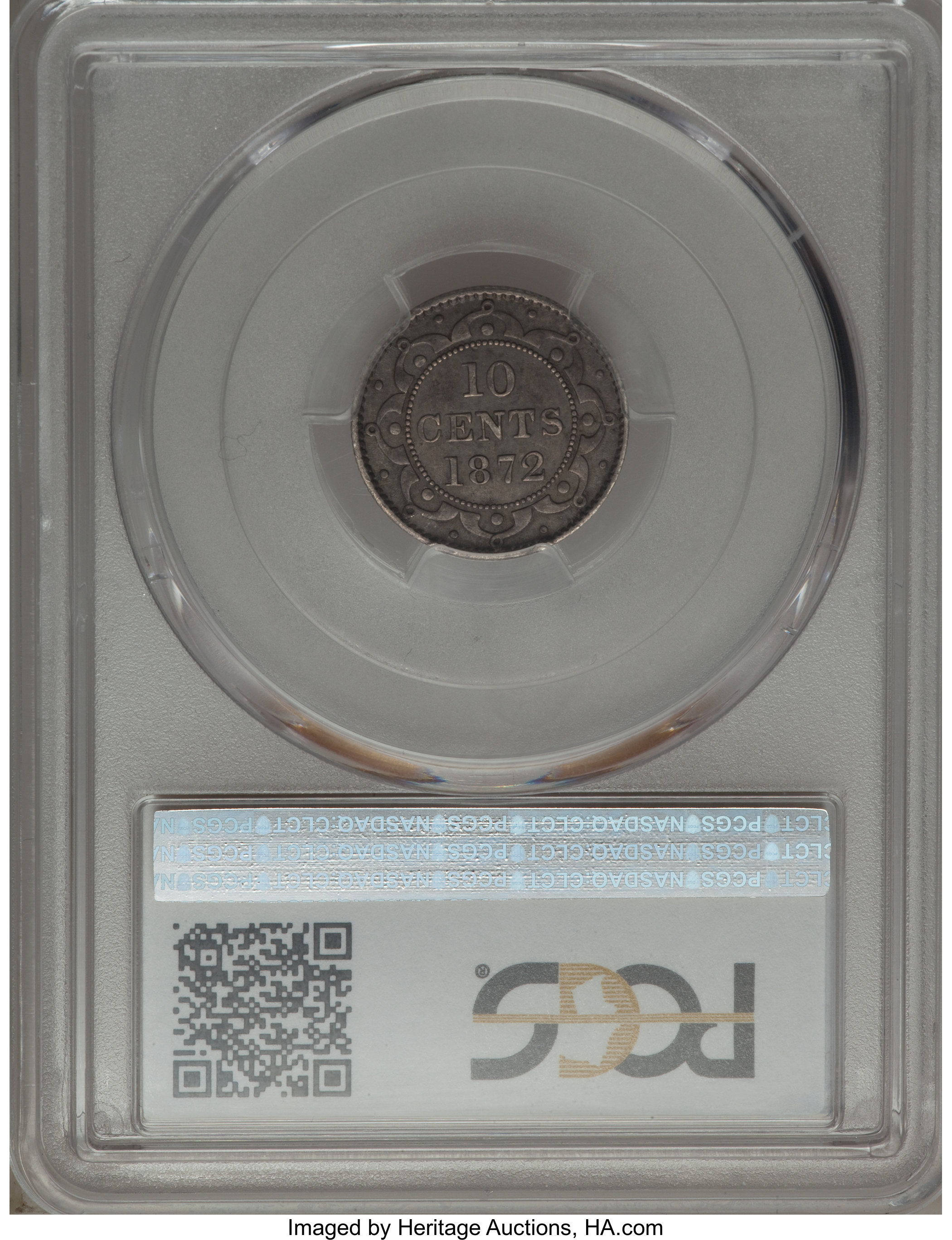 1872-H  10c Newfoundland AU53 thumbnail 4