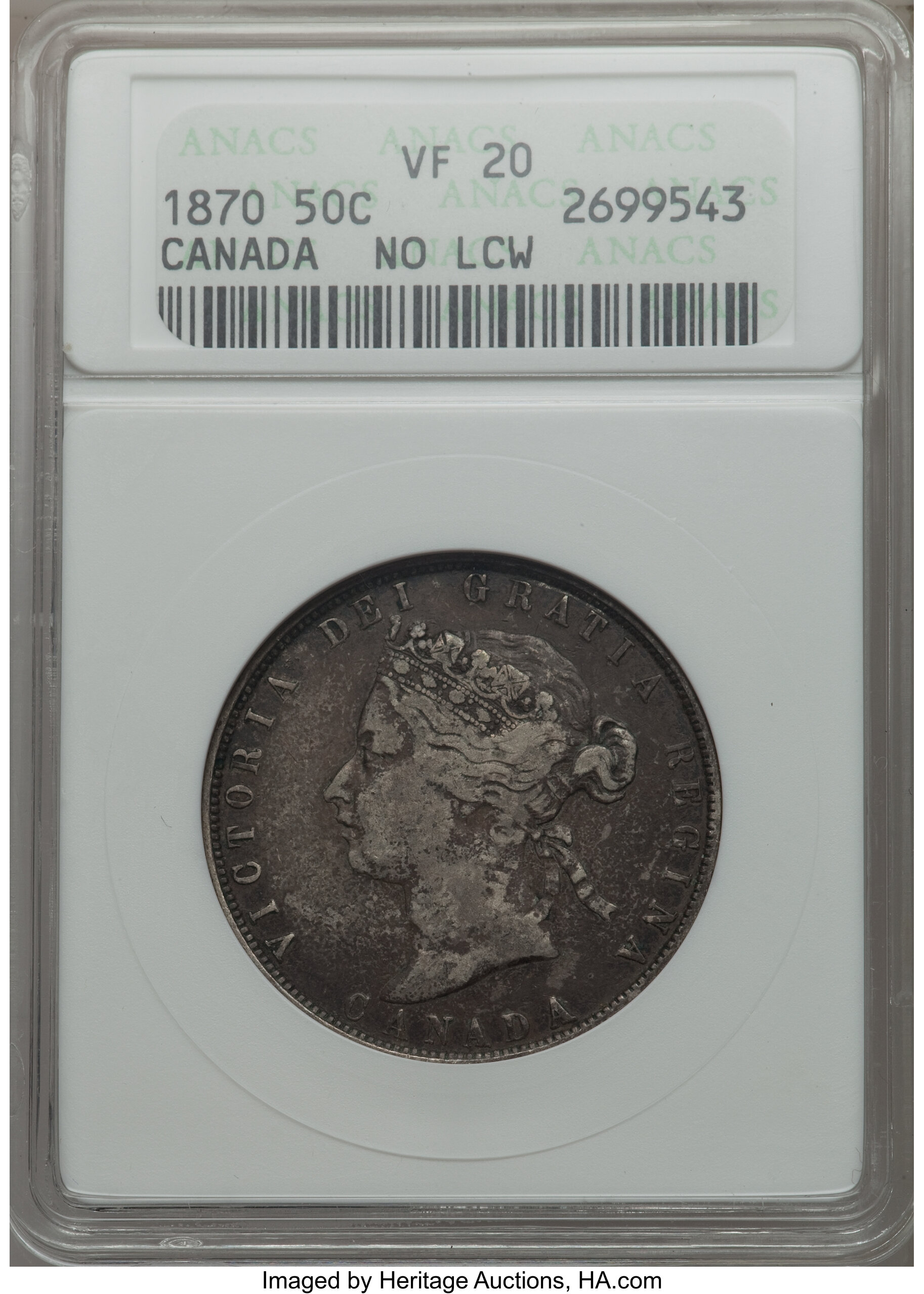 1870 50c No LCW AU58 thumbnail 18