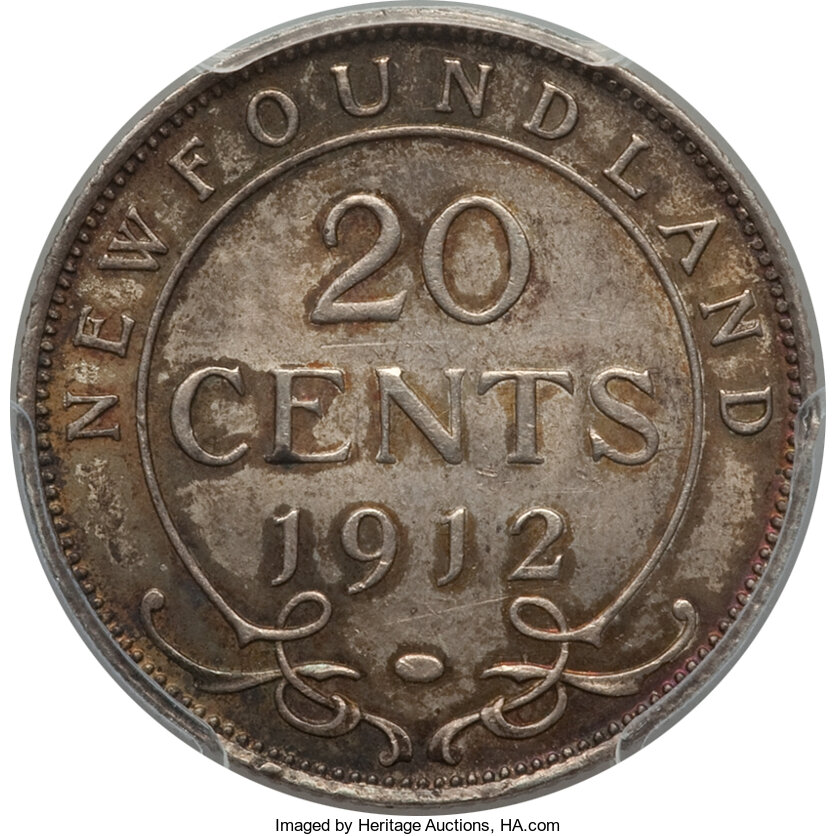 1912 20c Newfoundland VF20 thumbnail 20