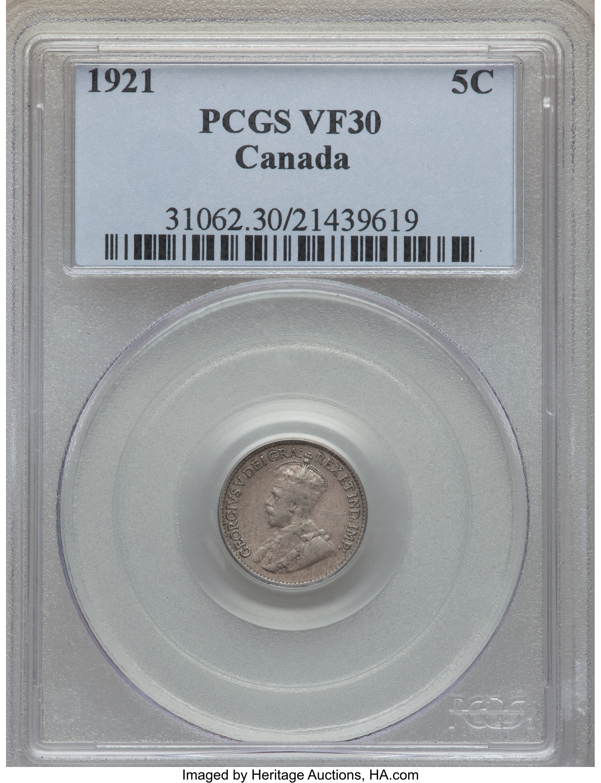 1921 5c VF30 thumbnail 6