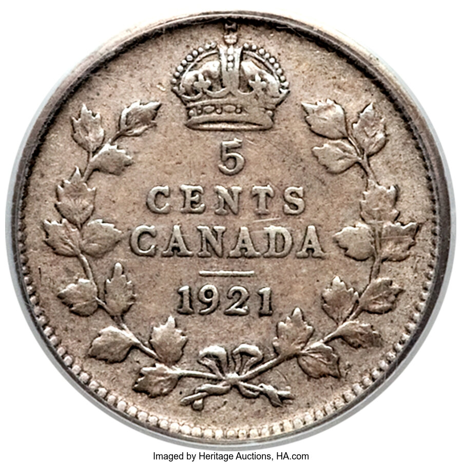 1921 5c VF30 thumbnail 8