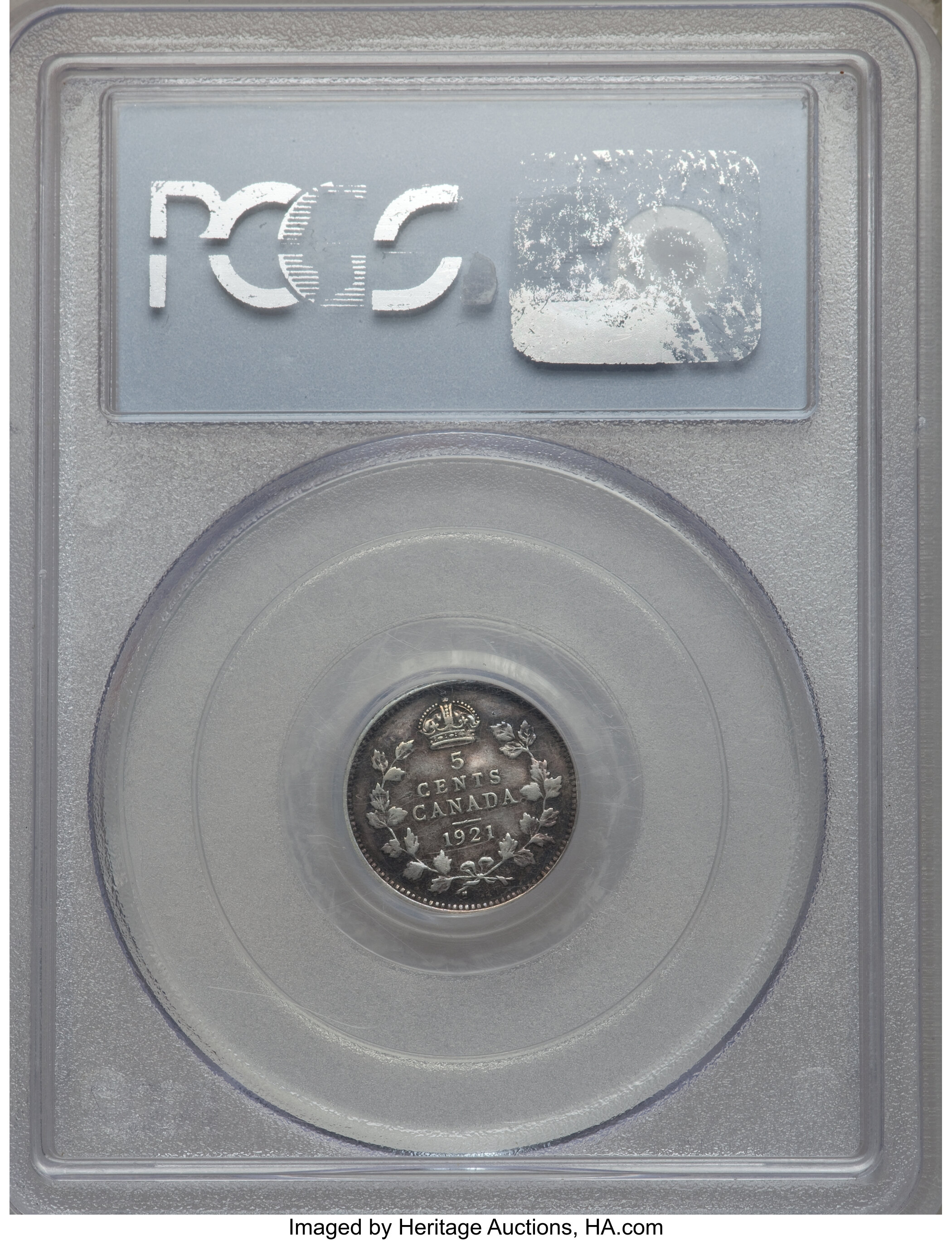 George V 5c Silver, 1911-1921 [Type] VF30 thumbnail 3