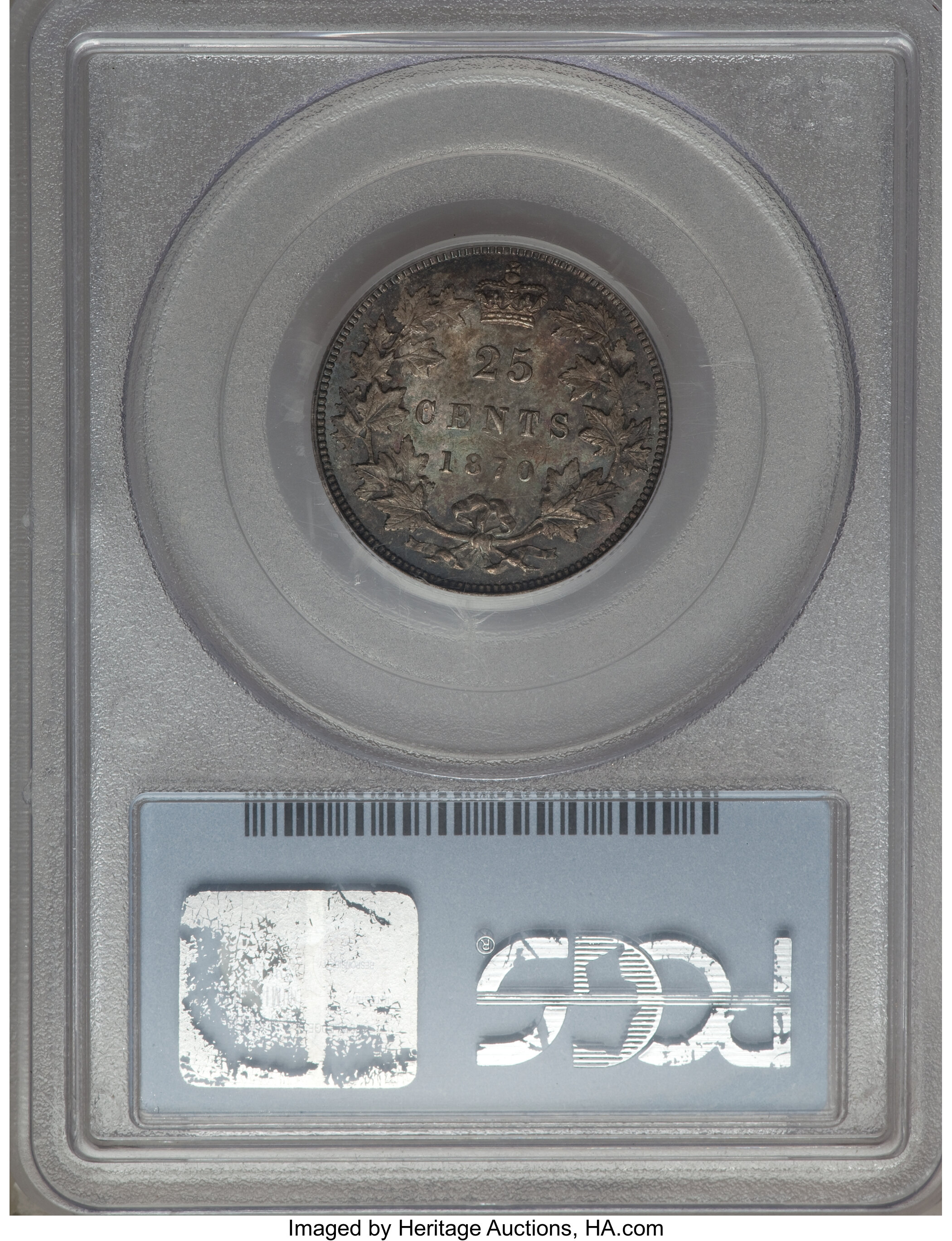 1870 25c Obverse 1 MS61 thumbnail 21