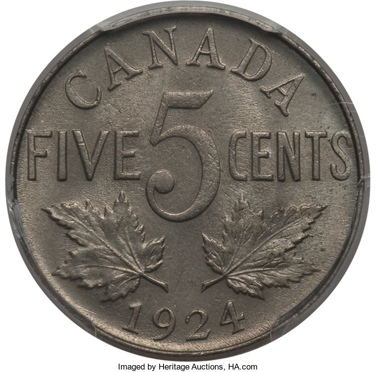 1924 5c VF20 thumbnail 14