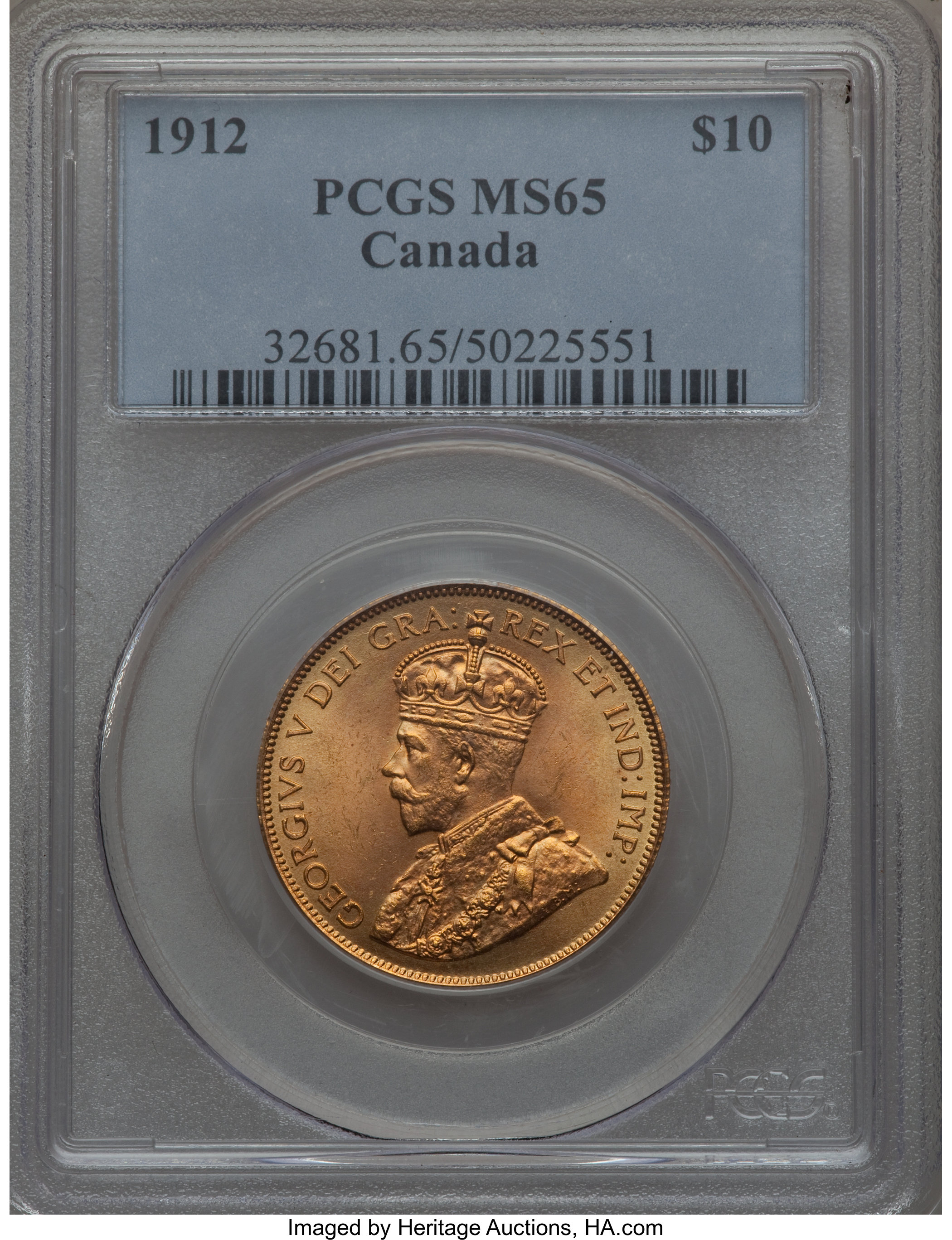 1912 G$10 MS65 thumbnail 8