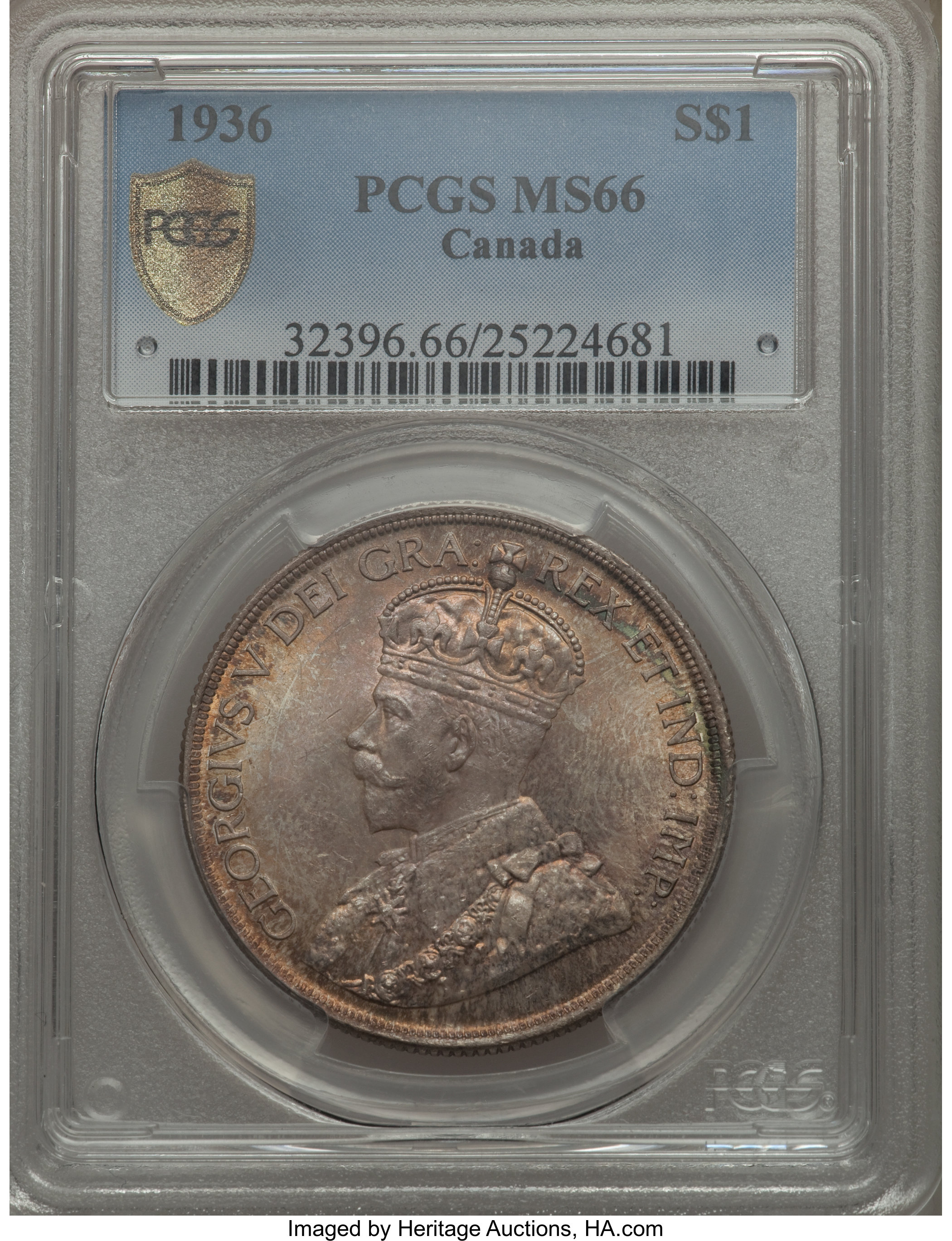 1936 S$1  MS (KM-36) MS66 thumbnail 10